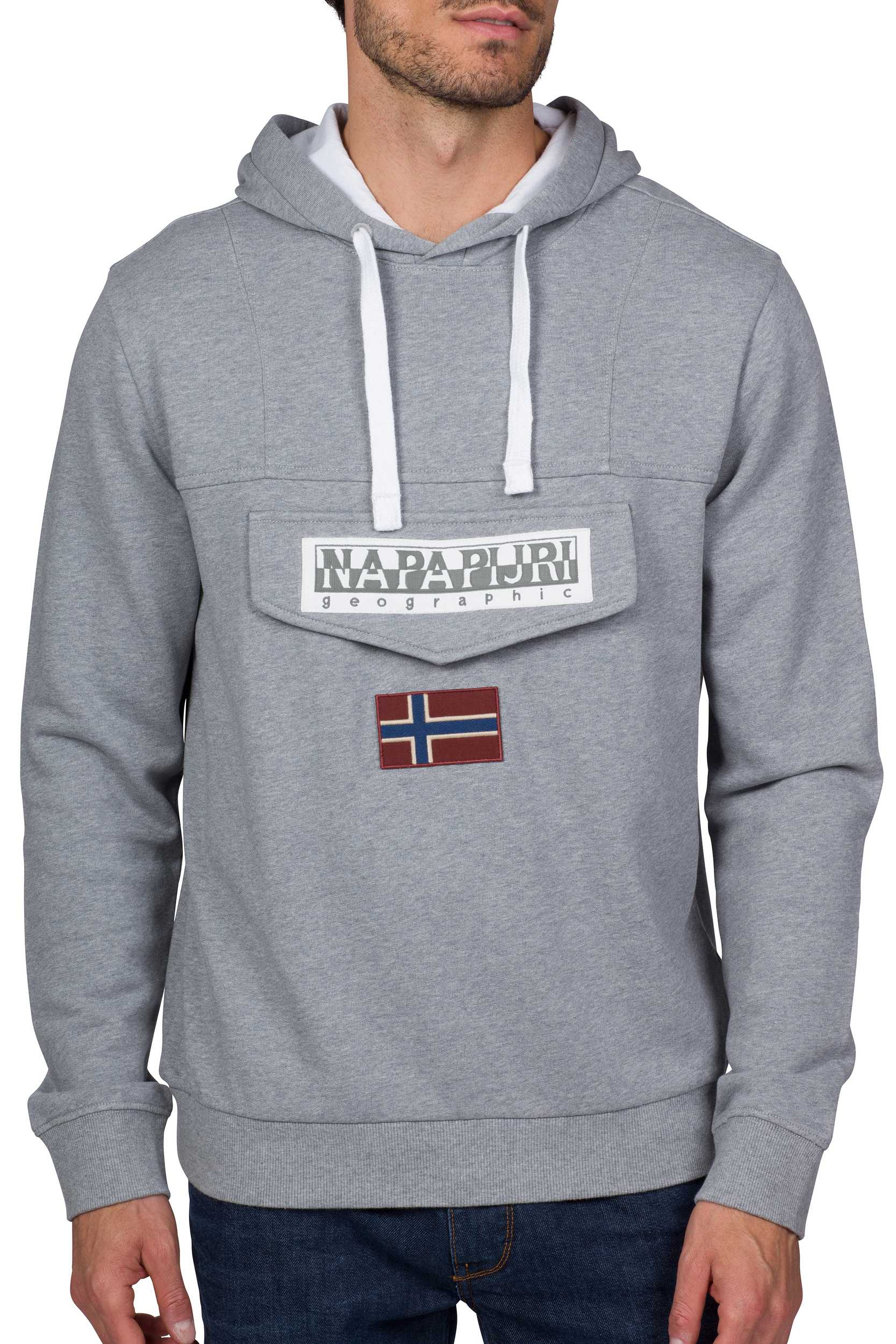 Sudadera capucha Burgee Sum 3 Medium grey melange