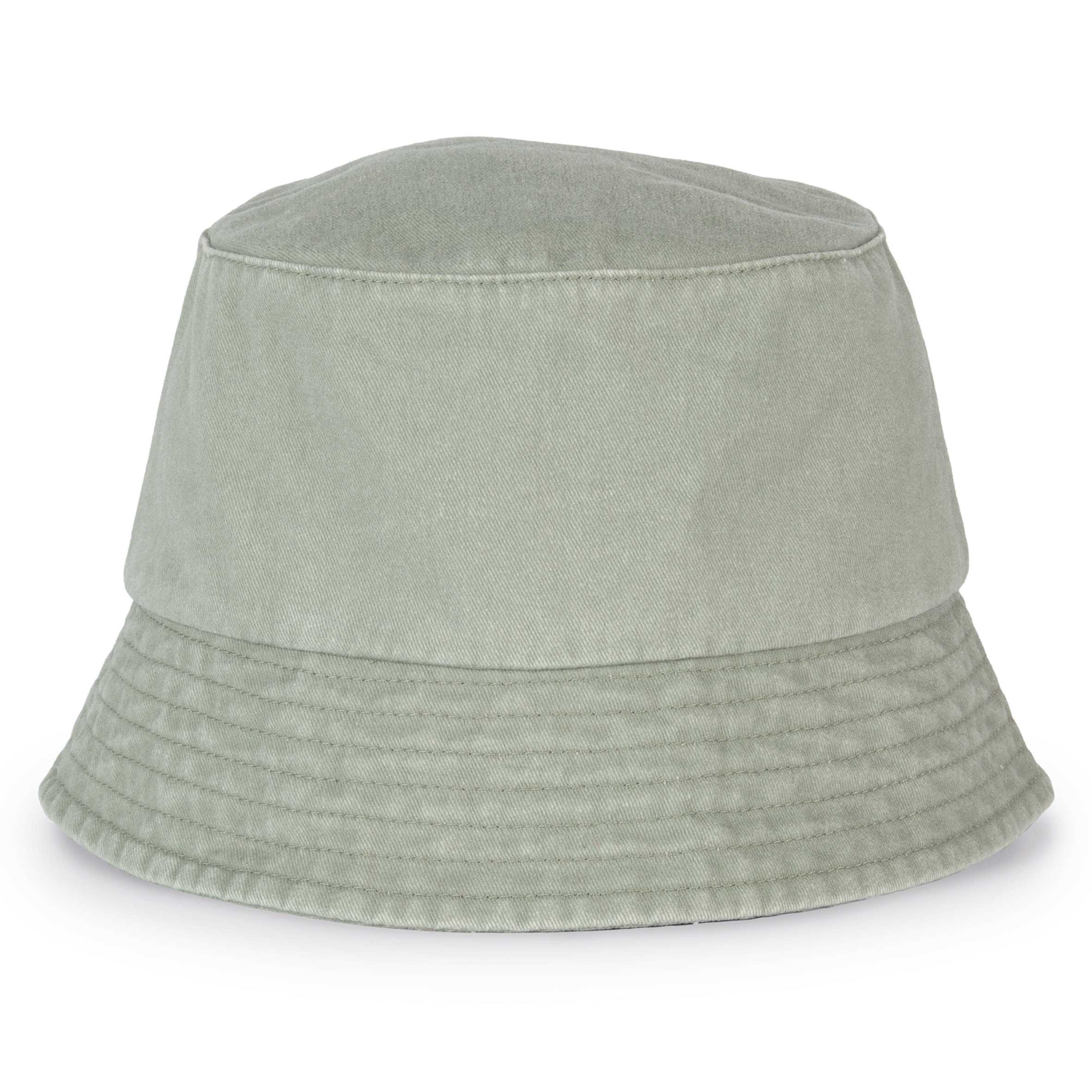 Bob efecto lavado ecorresponsable unisex Washed Almond Green