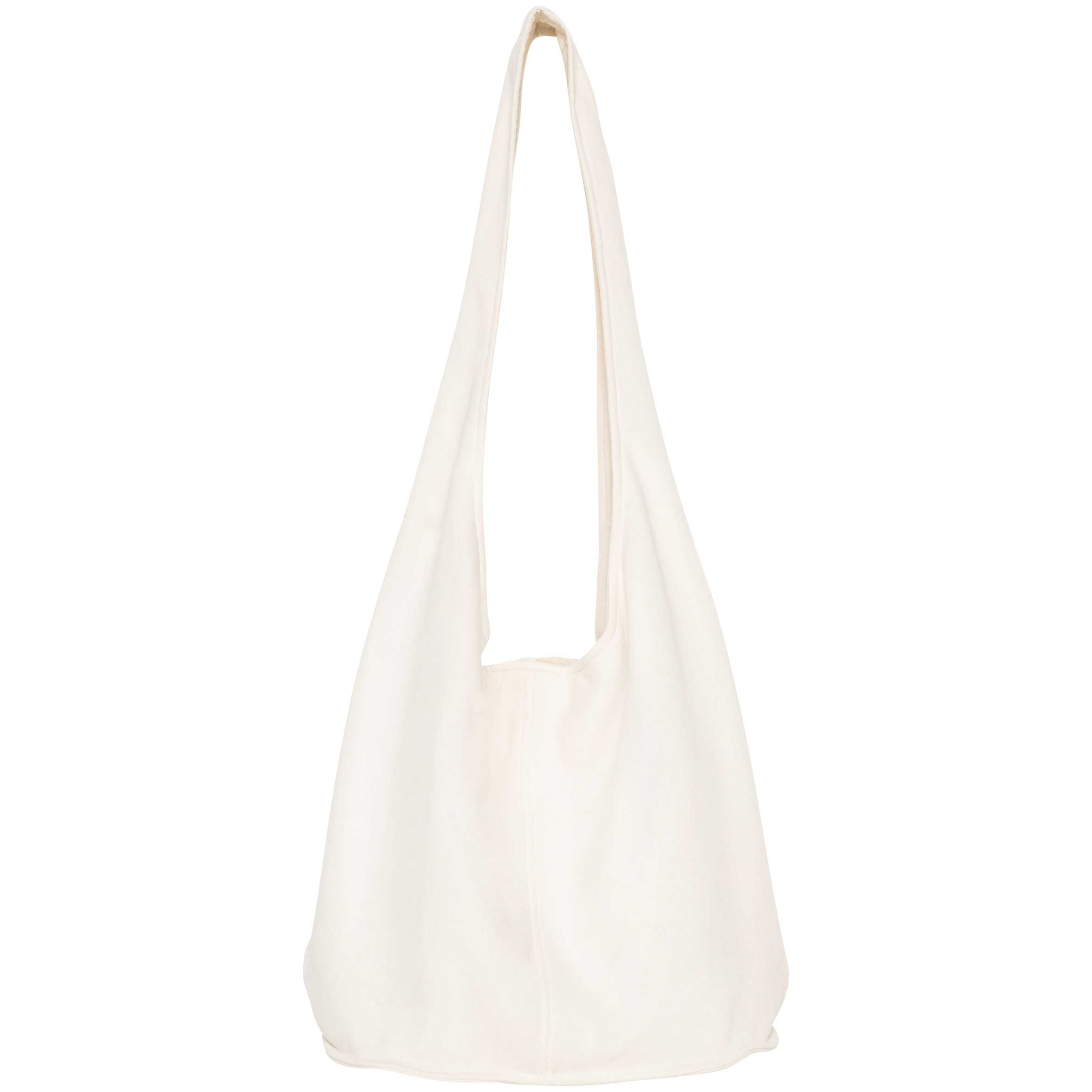 Bolsa bandolera de felpa Ivory