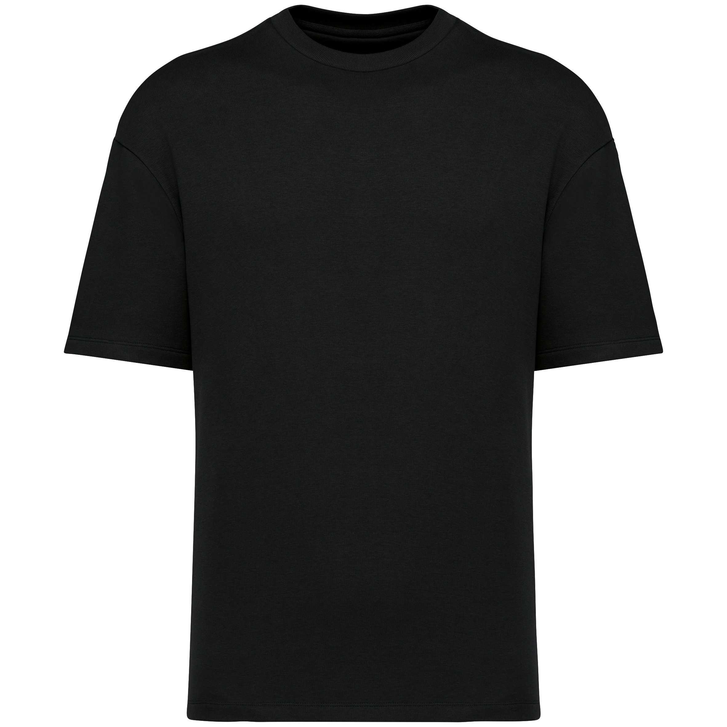 Camiseta ecorresponsable oversize French Terry unisex Black