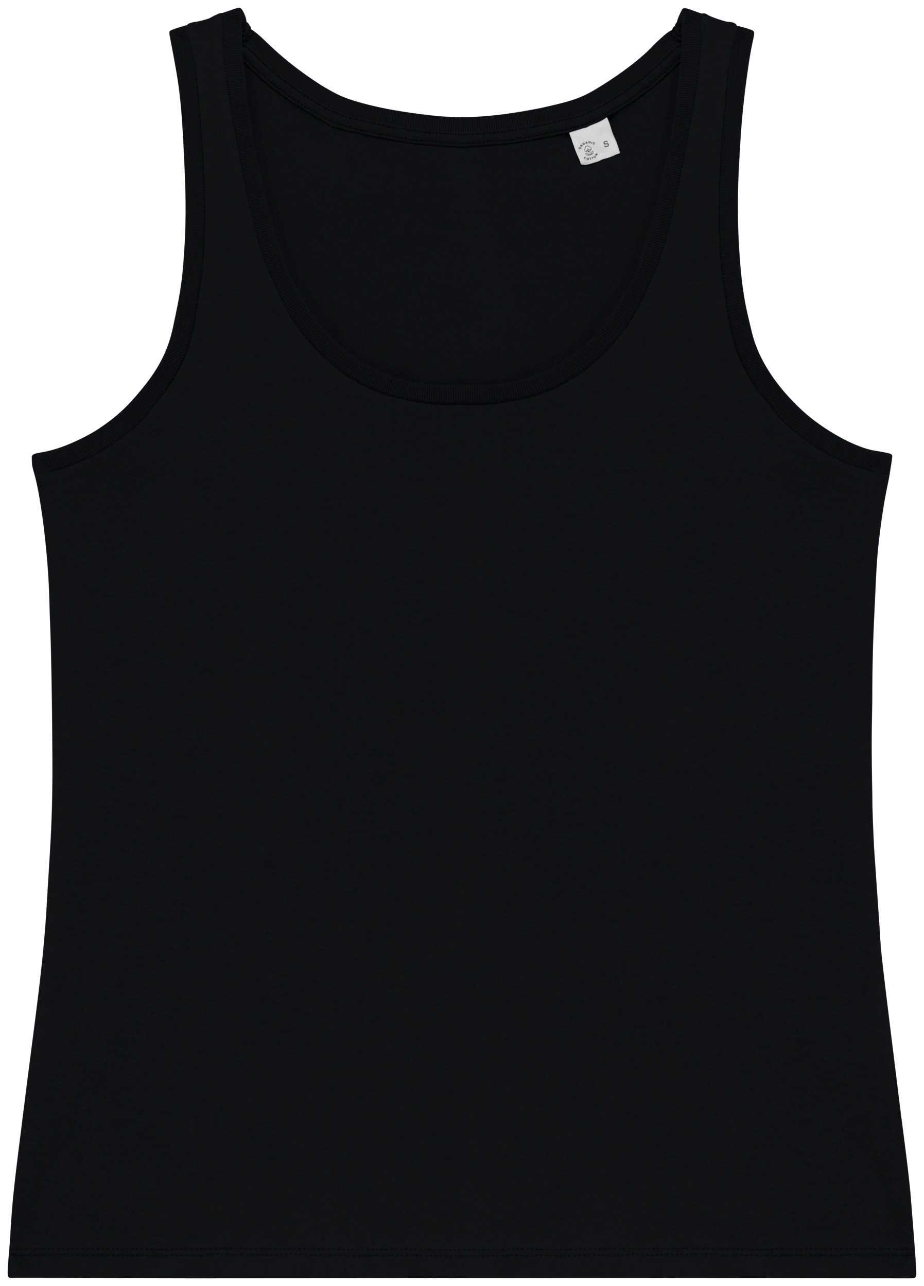 Camiseta de tirantes ecorresponsable mujer Black