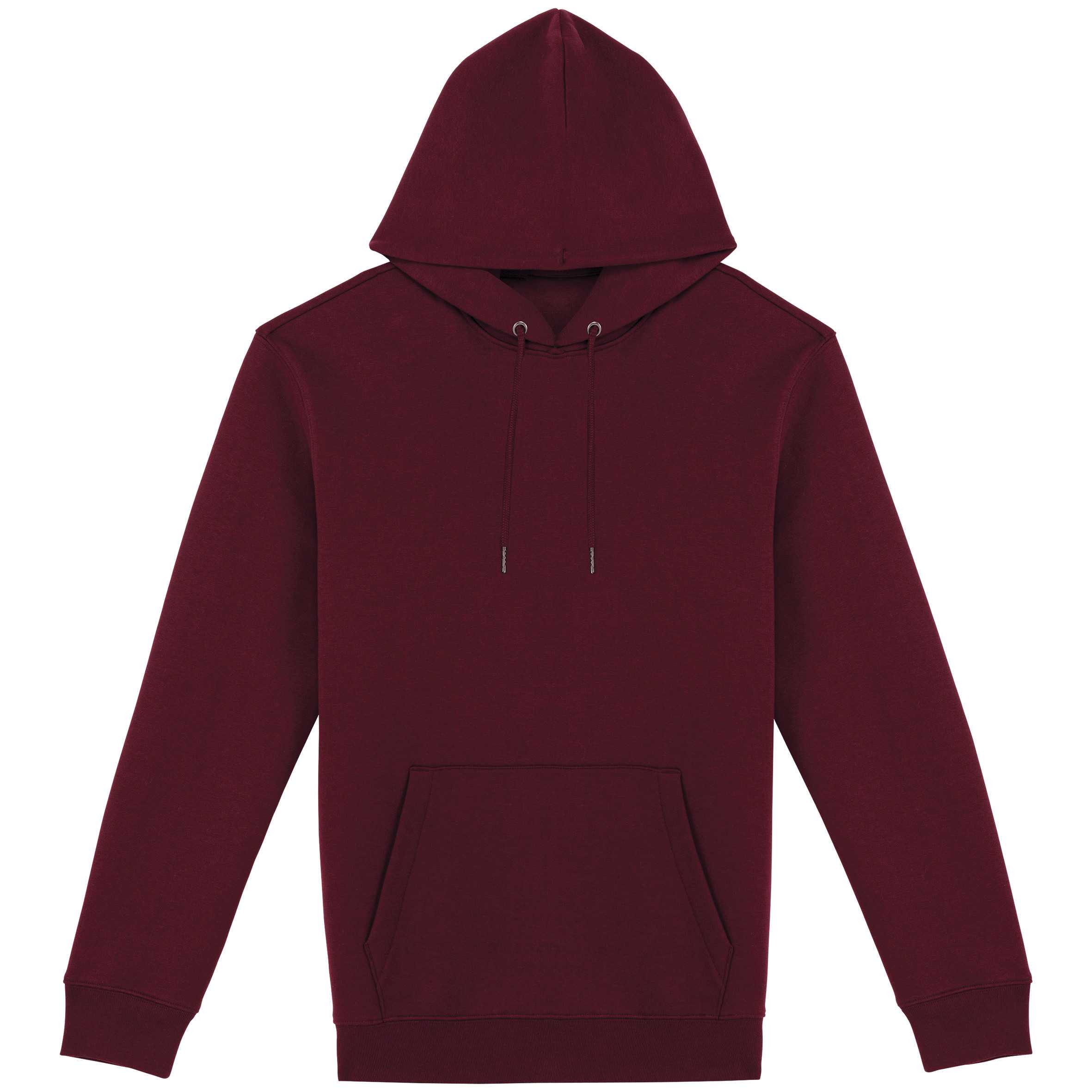 Sudadera ecorresponsable con capucha unisex Dark Cherry