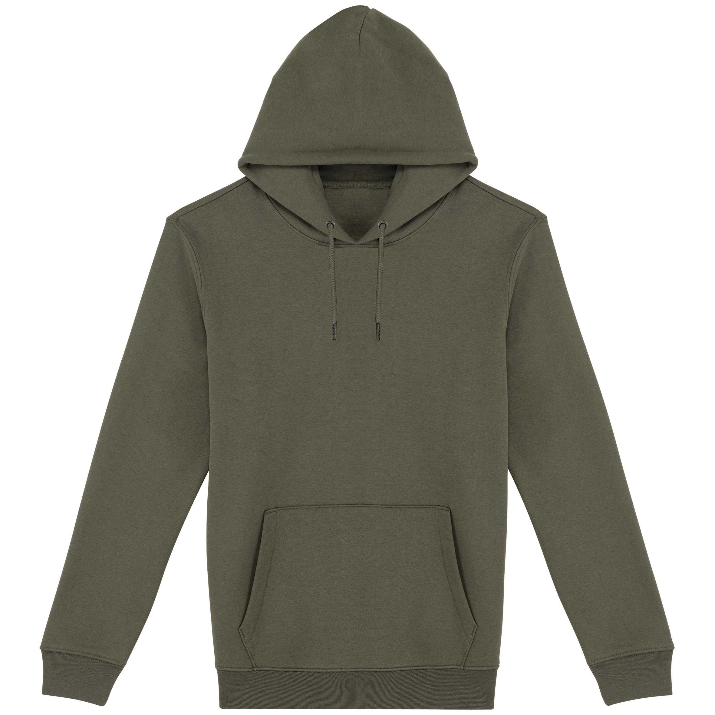 Sudadera ecorresponsable con capucha unisex Organic Khaki