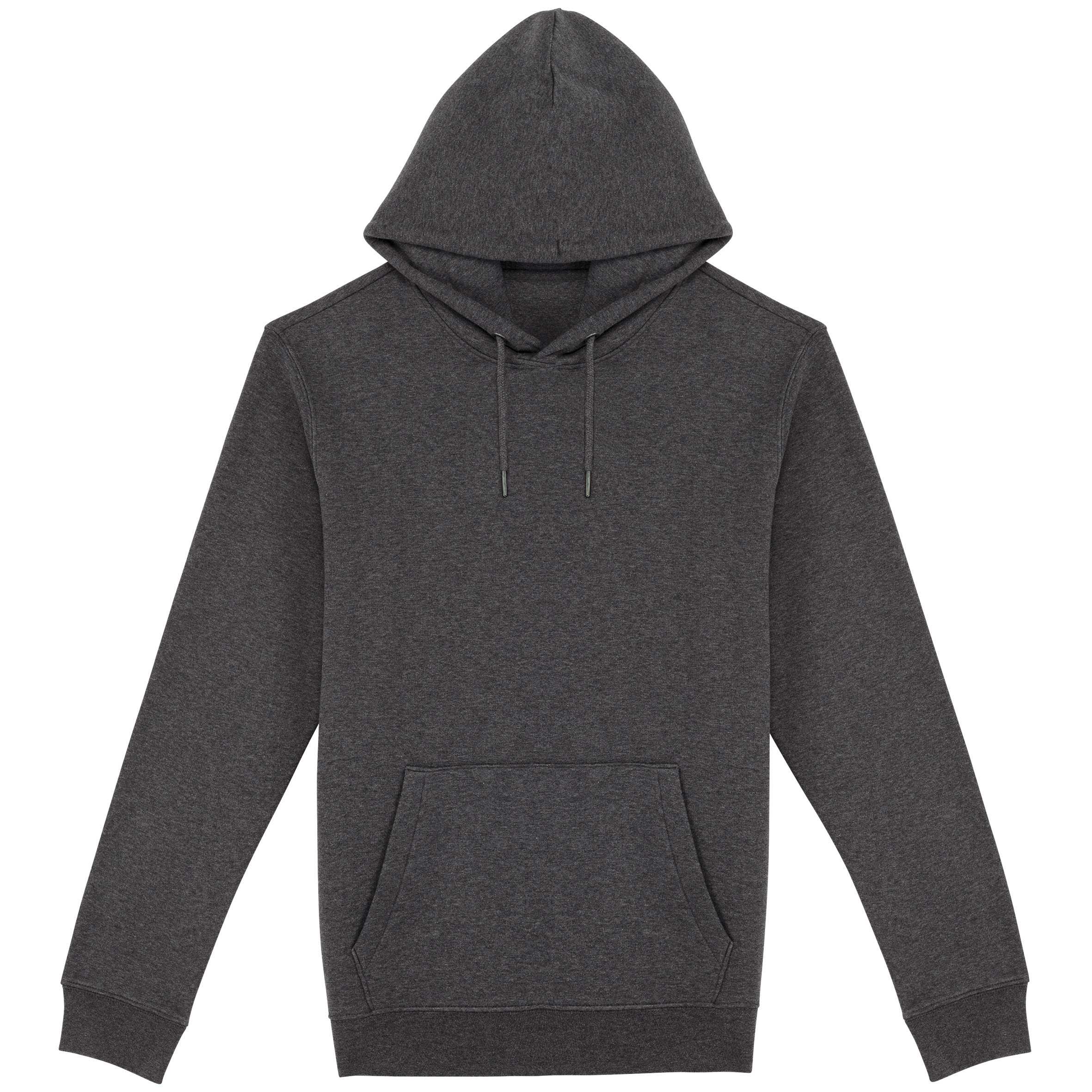 Sudadera ecorresponsable con capucha unisex Volcano Grey Heather
