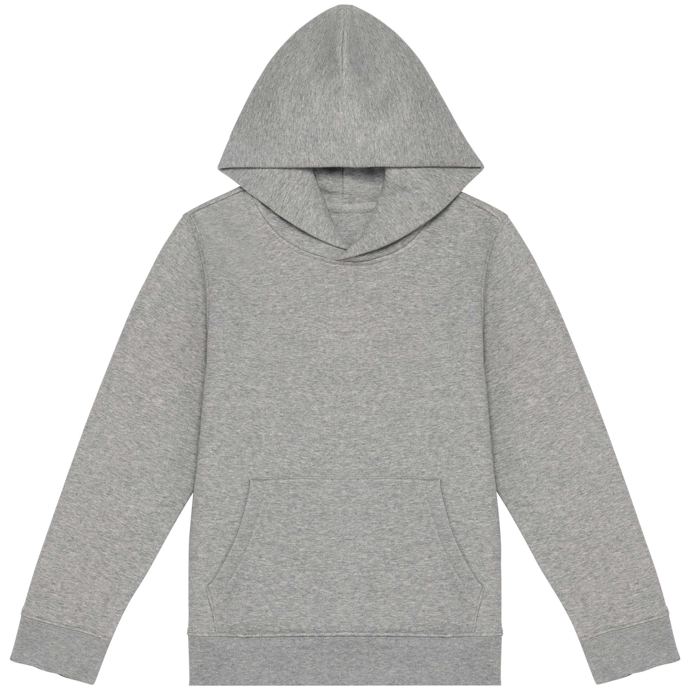 Sudadera  ecorresponsable con capucha infantil Moon Grey Heather