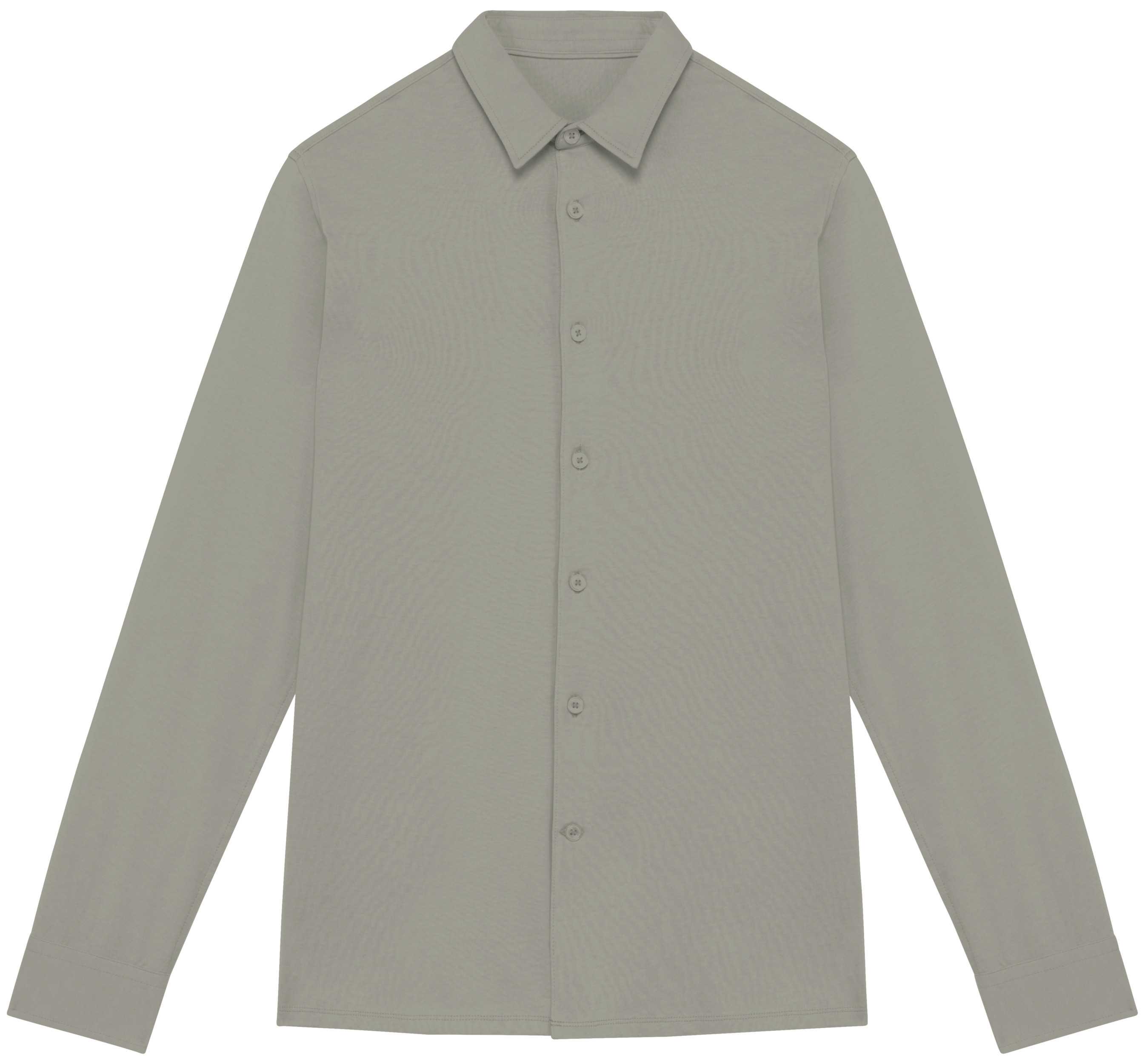 Camisa ecorresponsable de punto jersey hombre Almond Green
