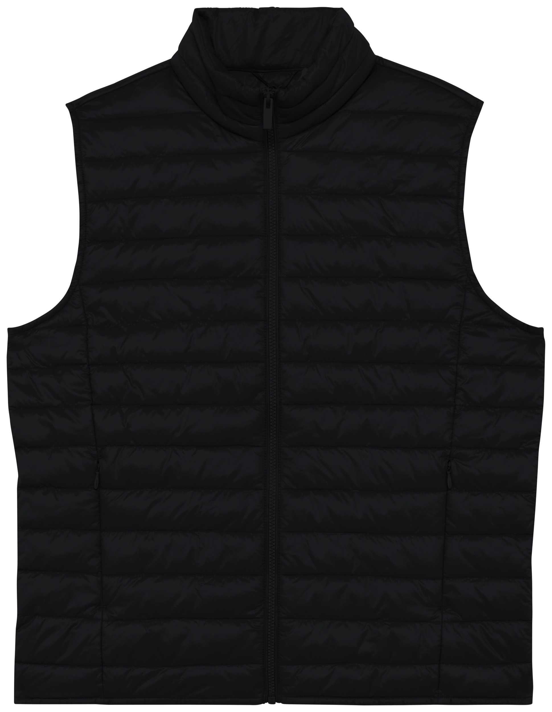 Chaleco ecorresponsable ligero hombre Black
