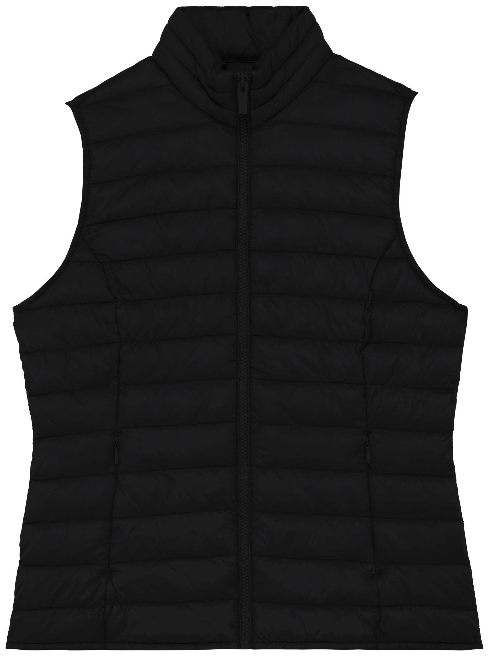 Chaleco ecorresponsable ligero mujer Black