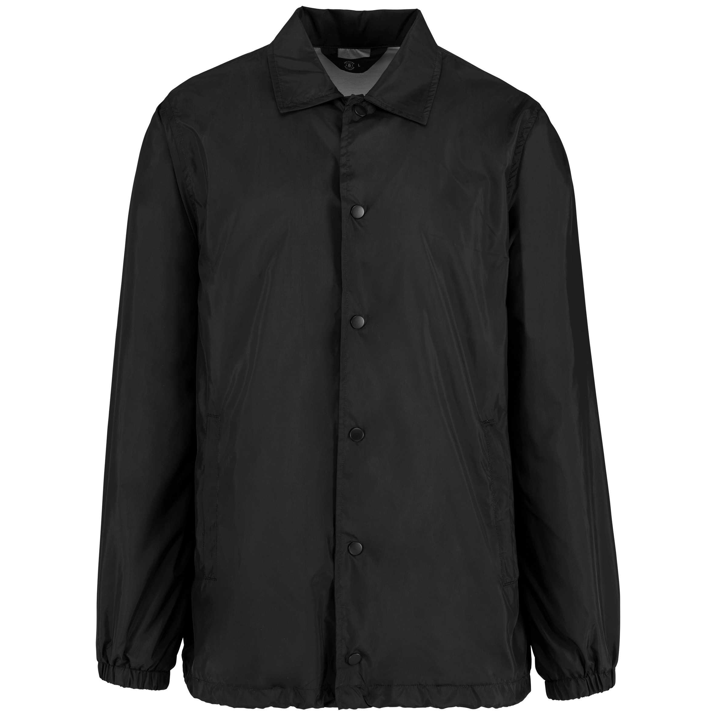 Chaqueta ecorresponsable cortavientos unisex Black