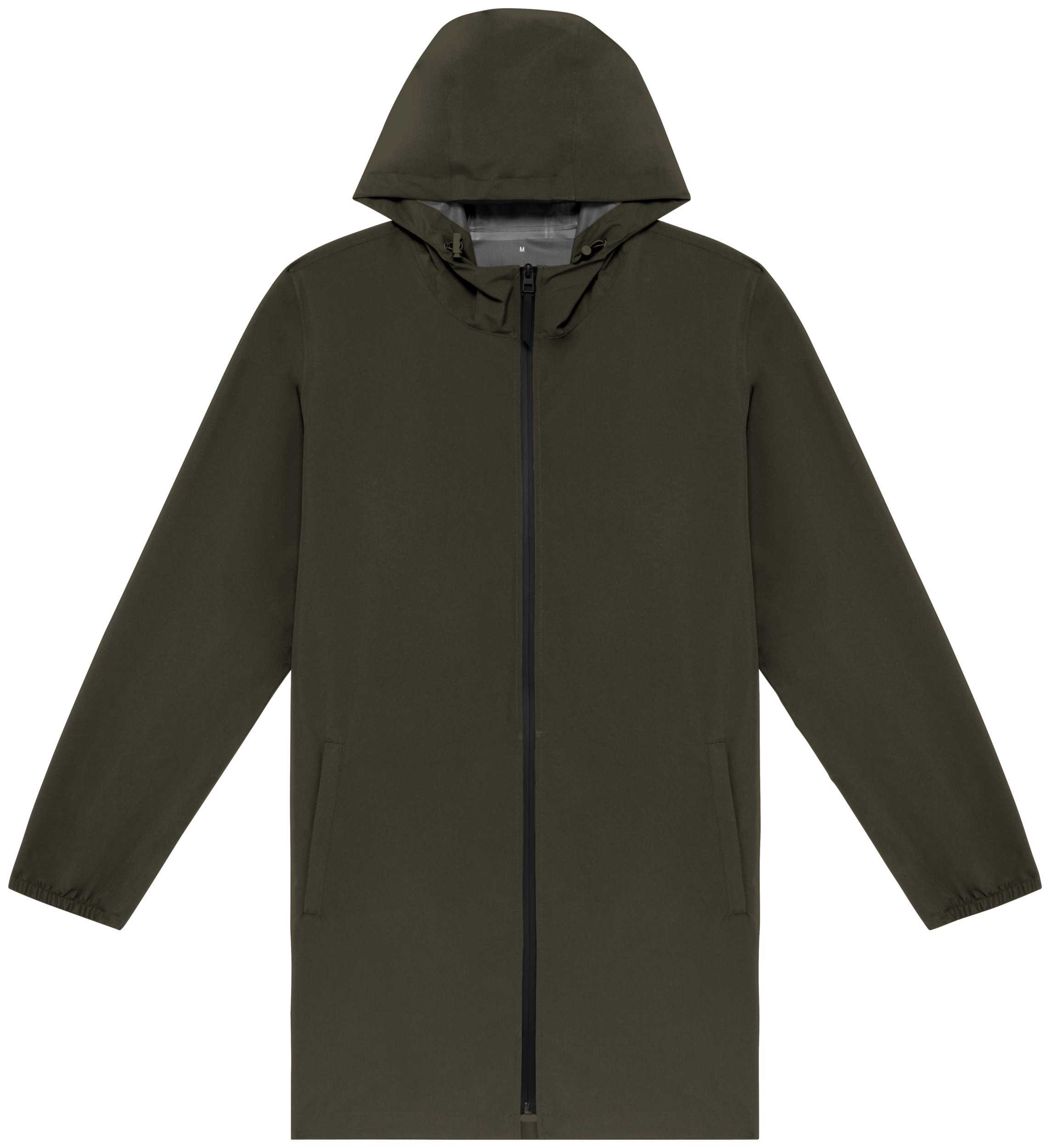 Chaqueta ecorresponsable impermeable unisex Organic Khaki
