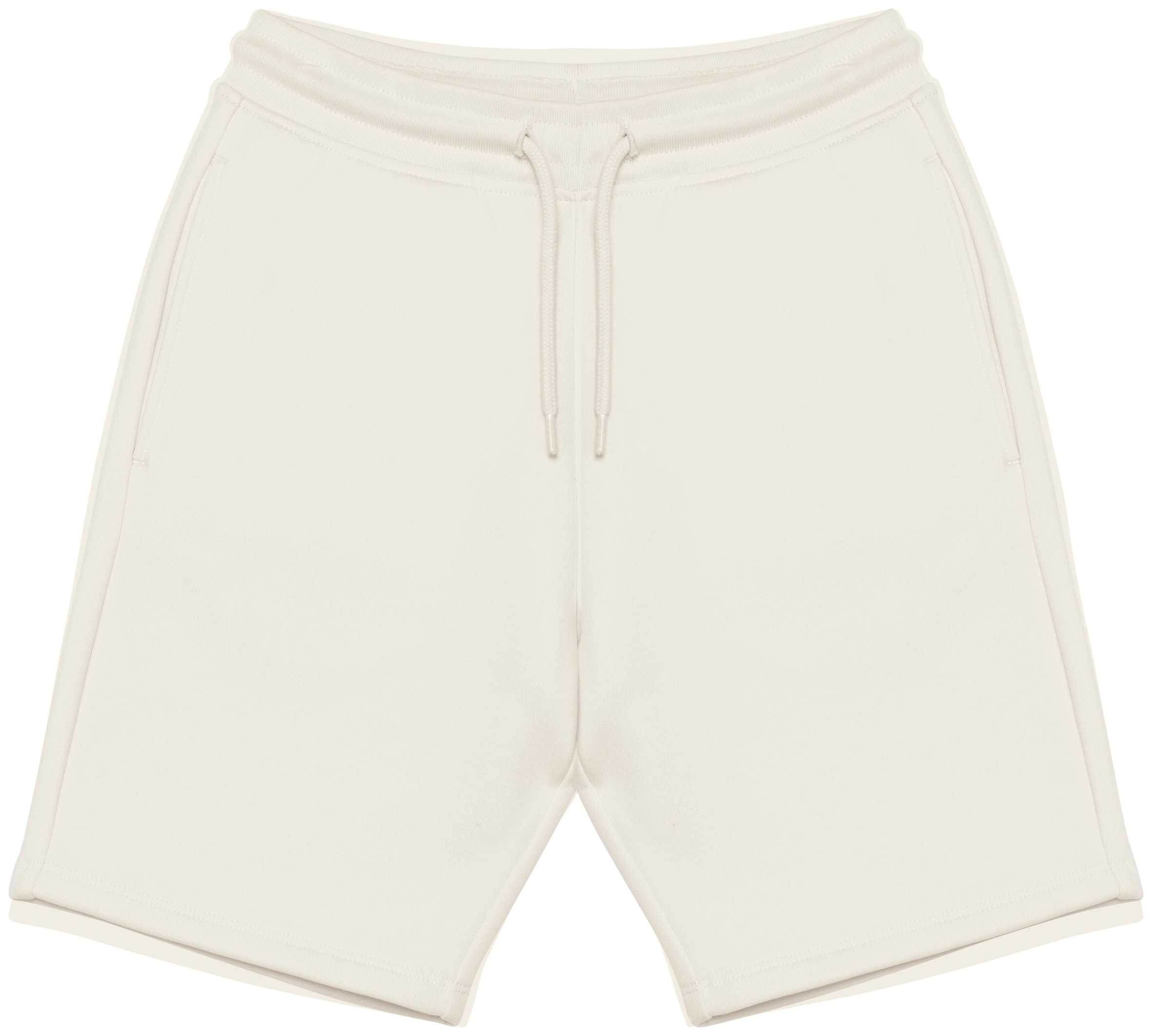 Bermuda ecorresponsable de felpa infantil Ivory
