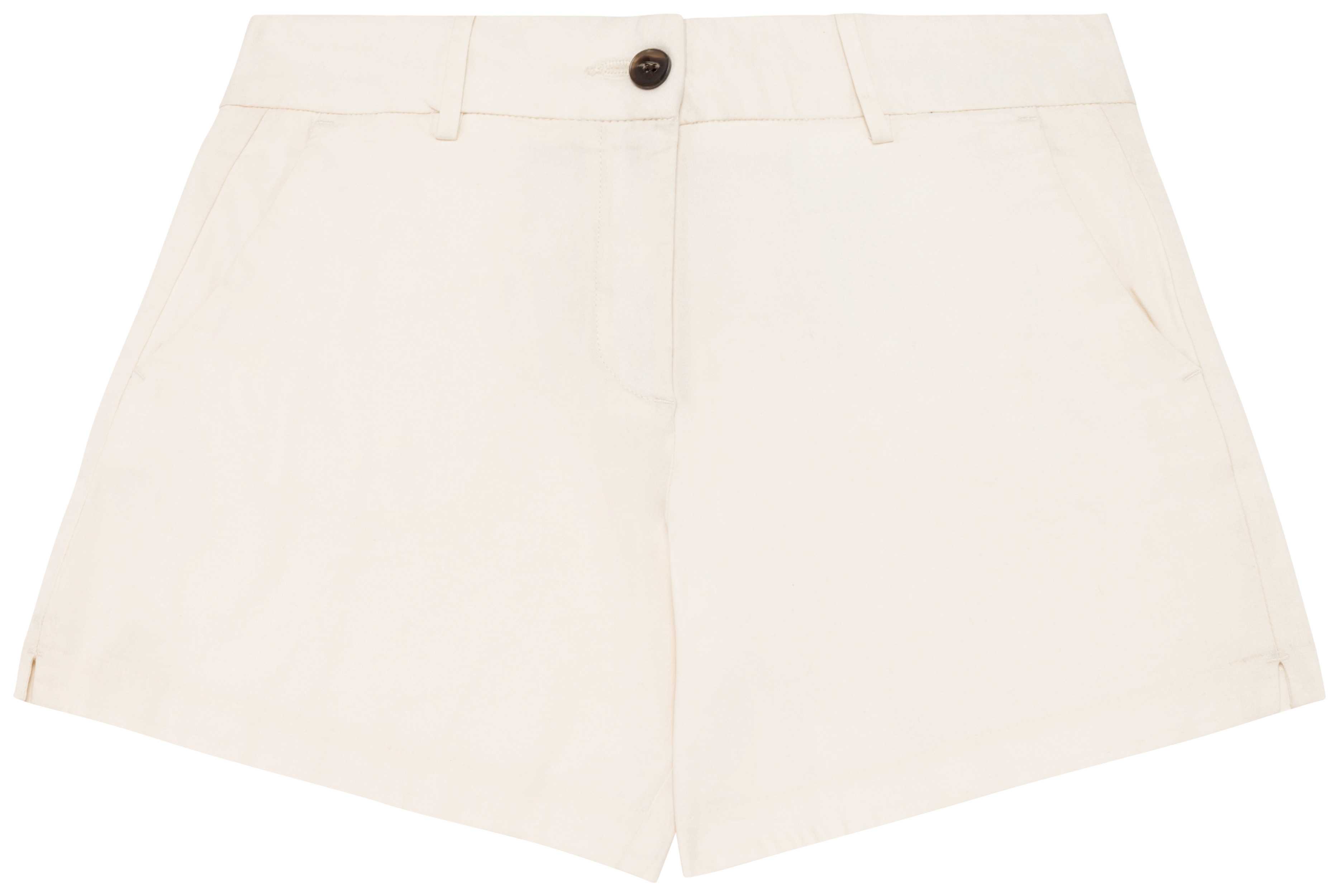 Bermuda chino ecorresponsable mujer Ivory