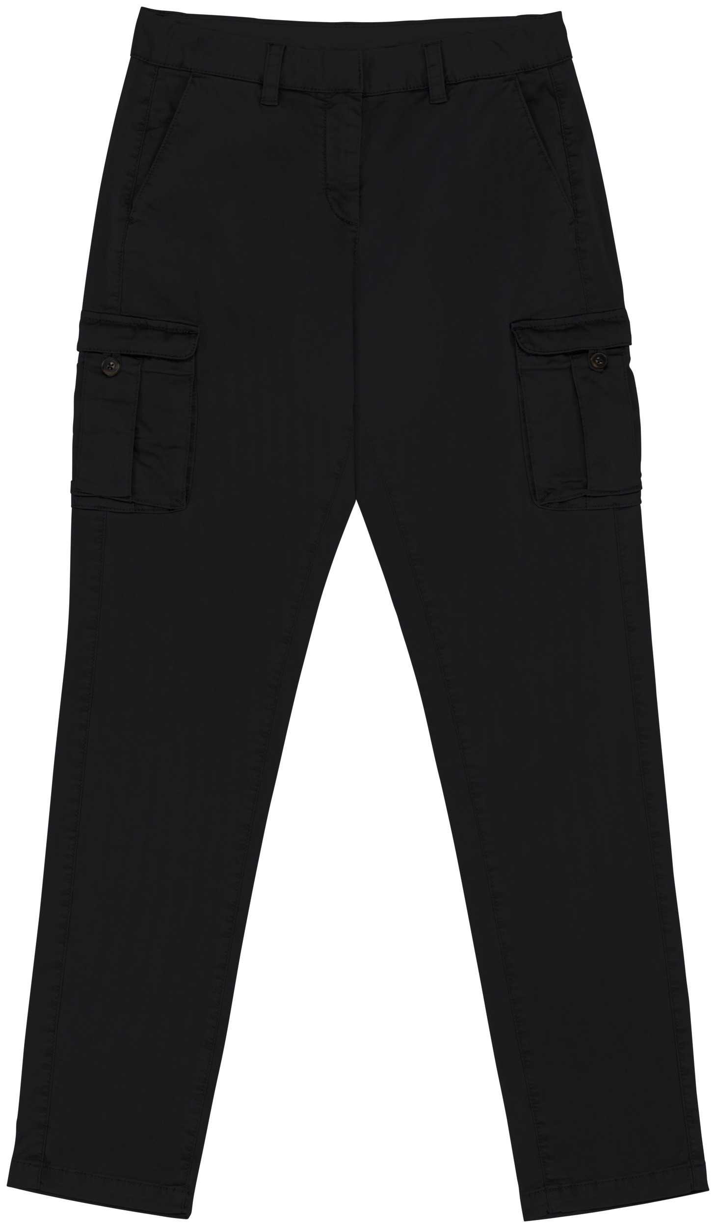 Pantalón cargo ecorresponsable efecto lavado mujer Washed black