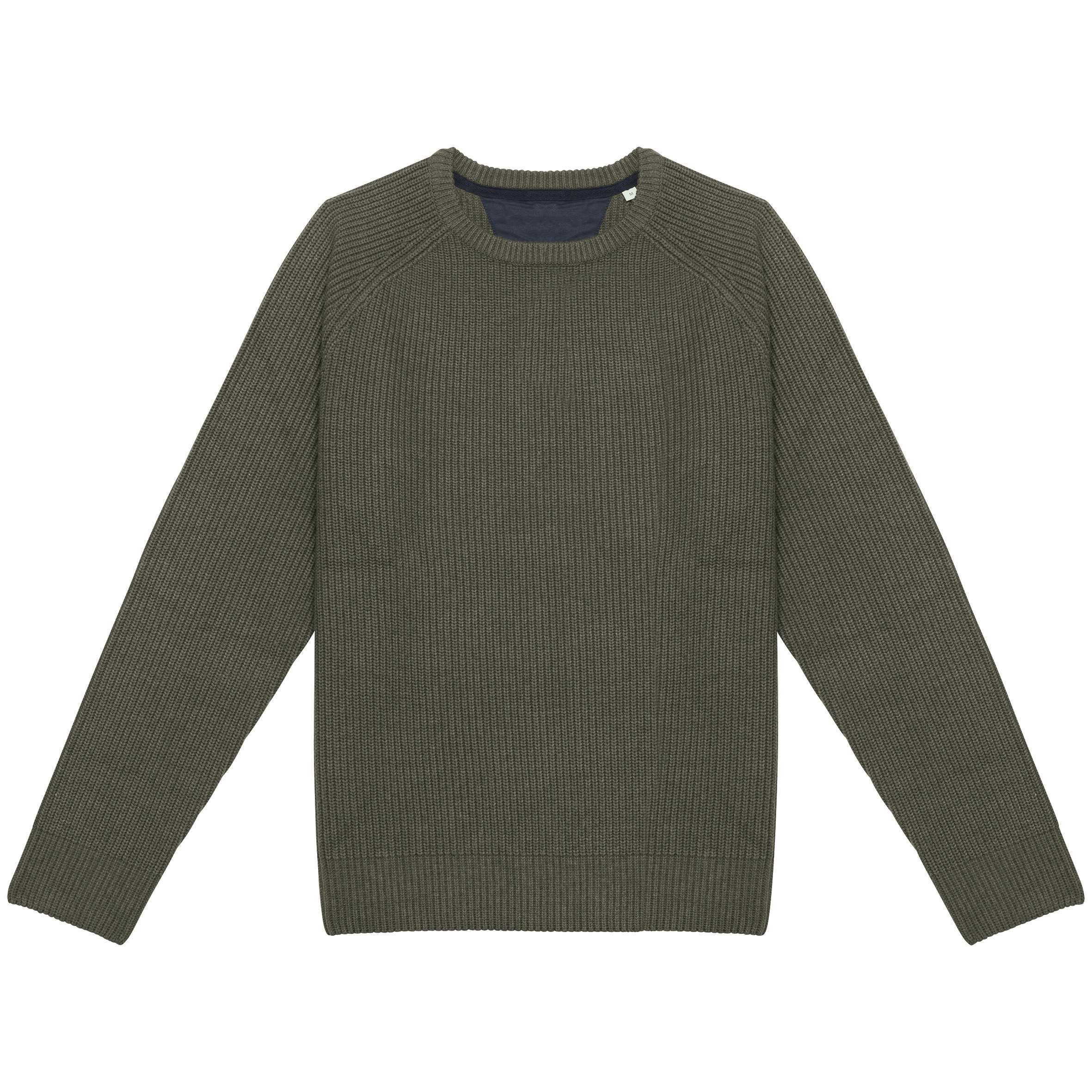 Jersey ecorresponsable de punto grueso hombre Organic Khaki