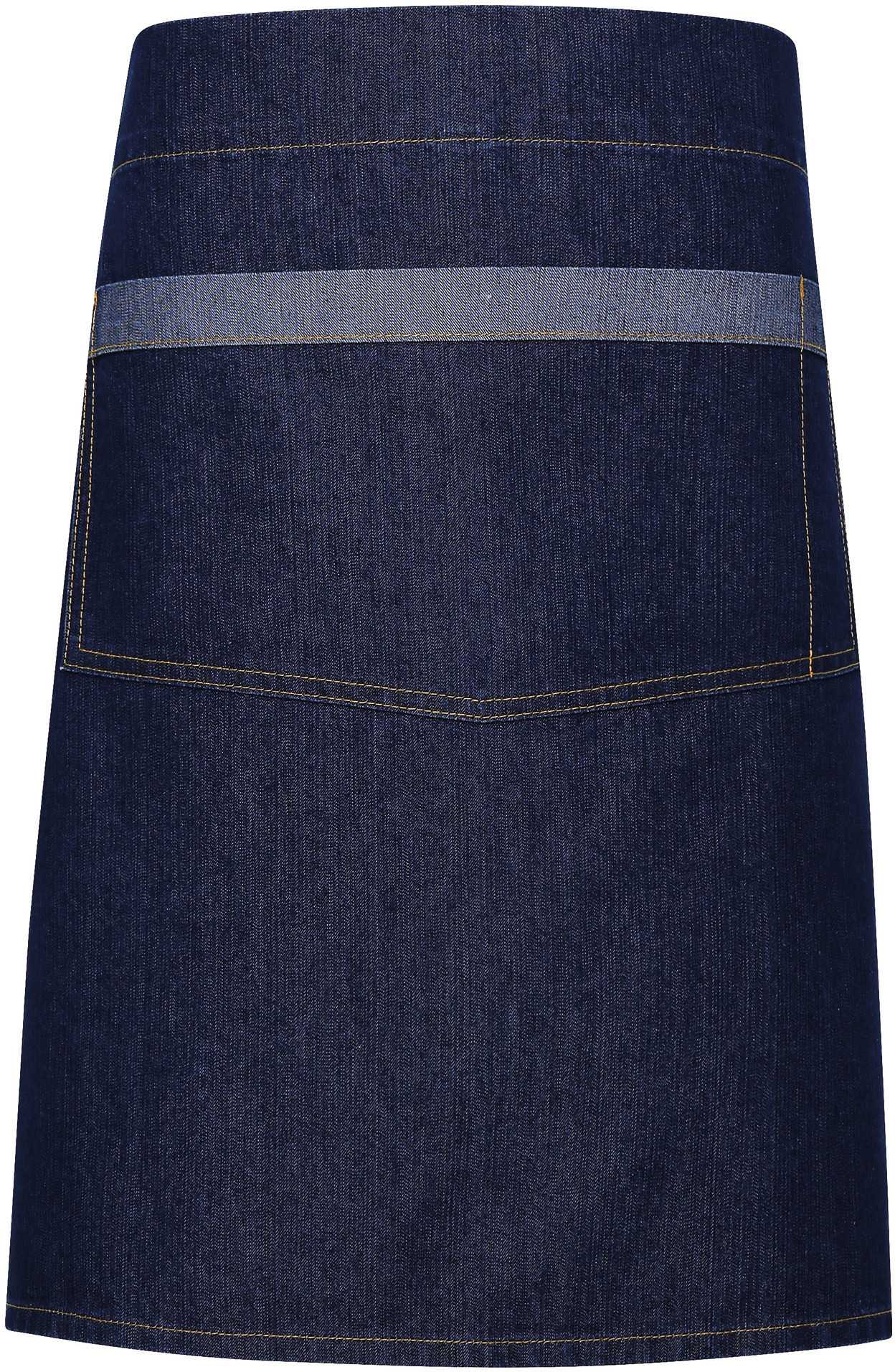 Delantal Semi-largo «Denim Domain» Indigo Denim