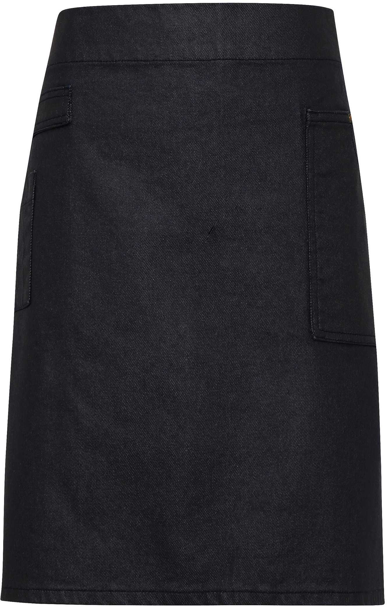 Delantal Semi-largo «Division» Indigo / Brown Denim
