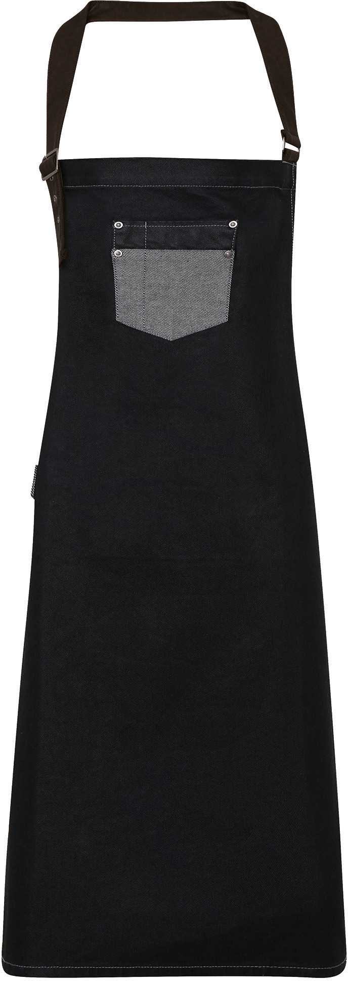 Delantal «Division» Black Denim