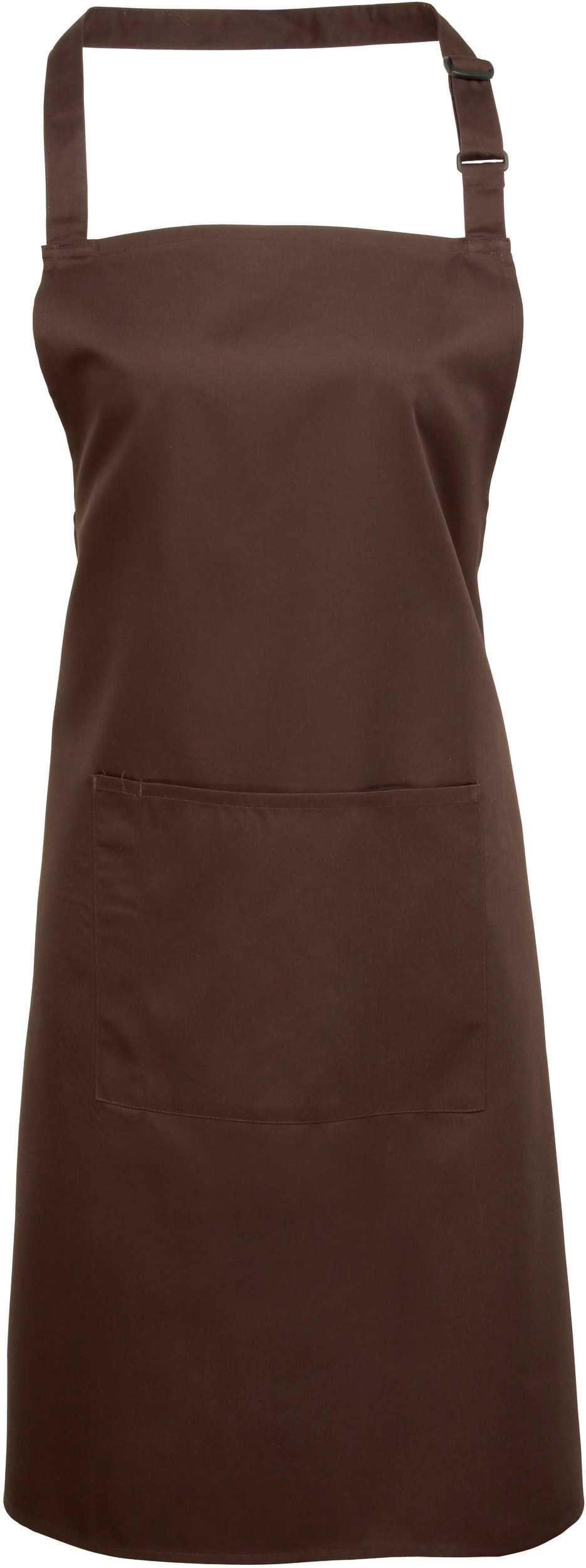 Delantal «Colours» con bolsillo Brown