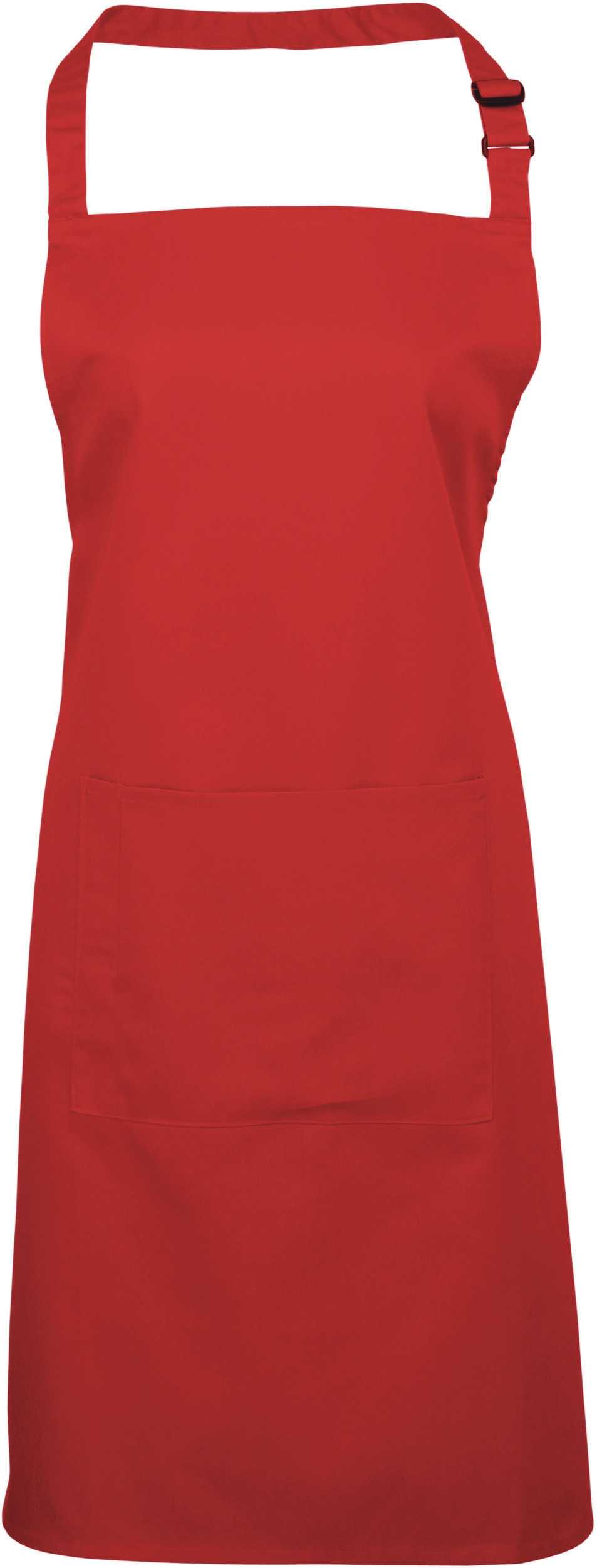 Delantal «Colours» con bolsillo Red