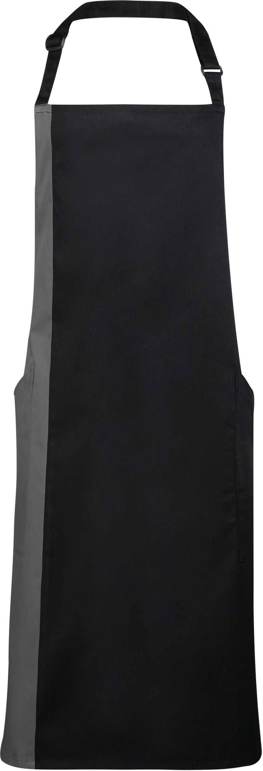 Delantal Bicolor Black / Dark Grey