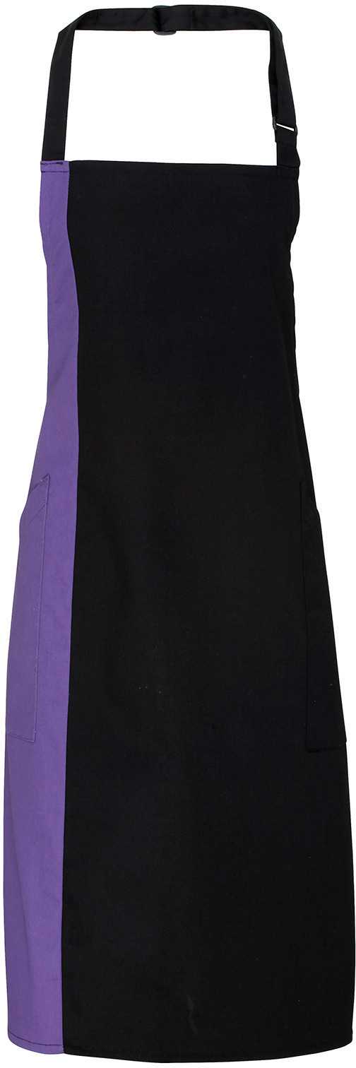 Delantal Bicolor Black / Purple