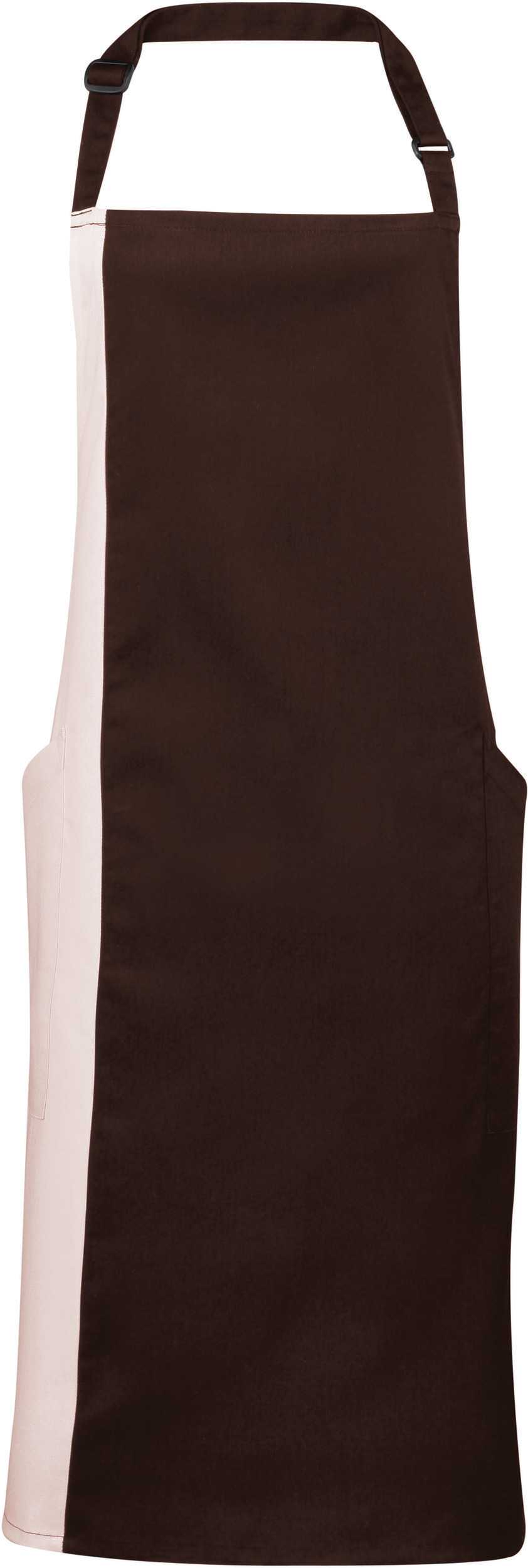 Delantal Bicolor Brown / Natural