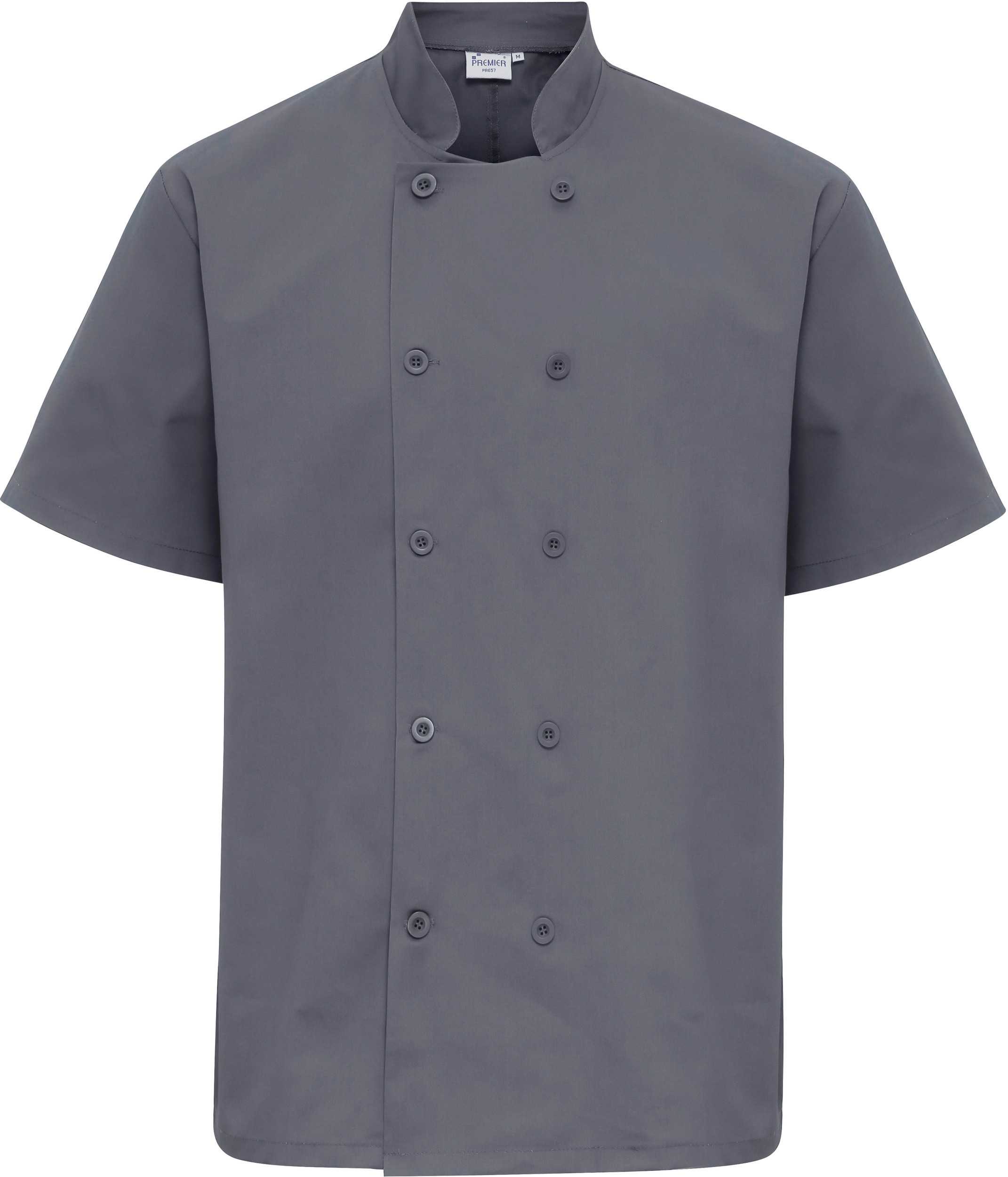 Chaqueta de cocina manga corta Steel