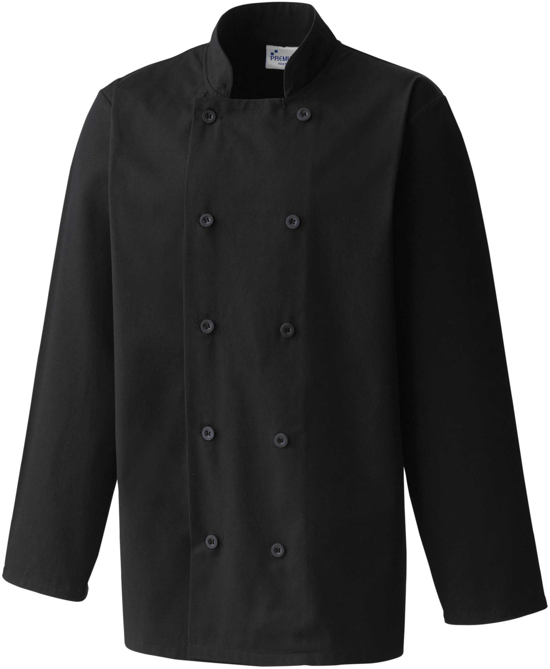Chaqueta de cocina manga larga Black