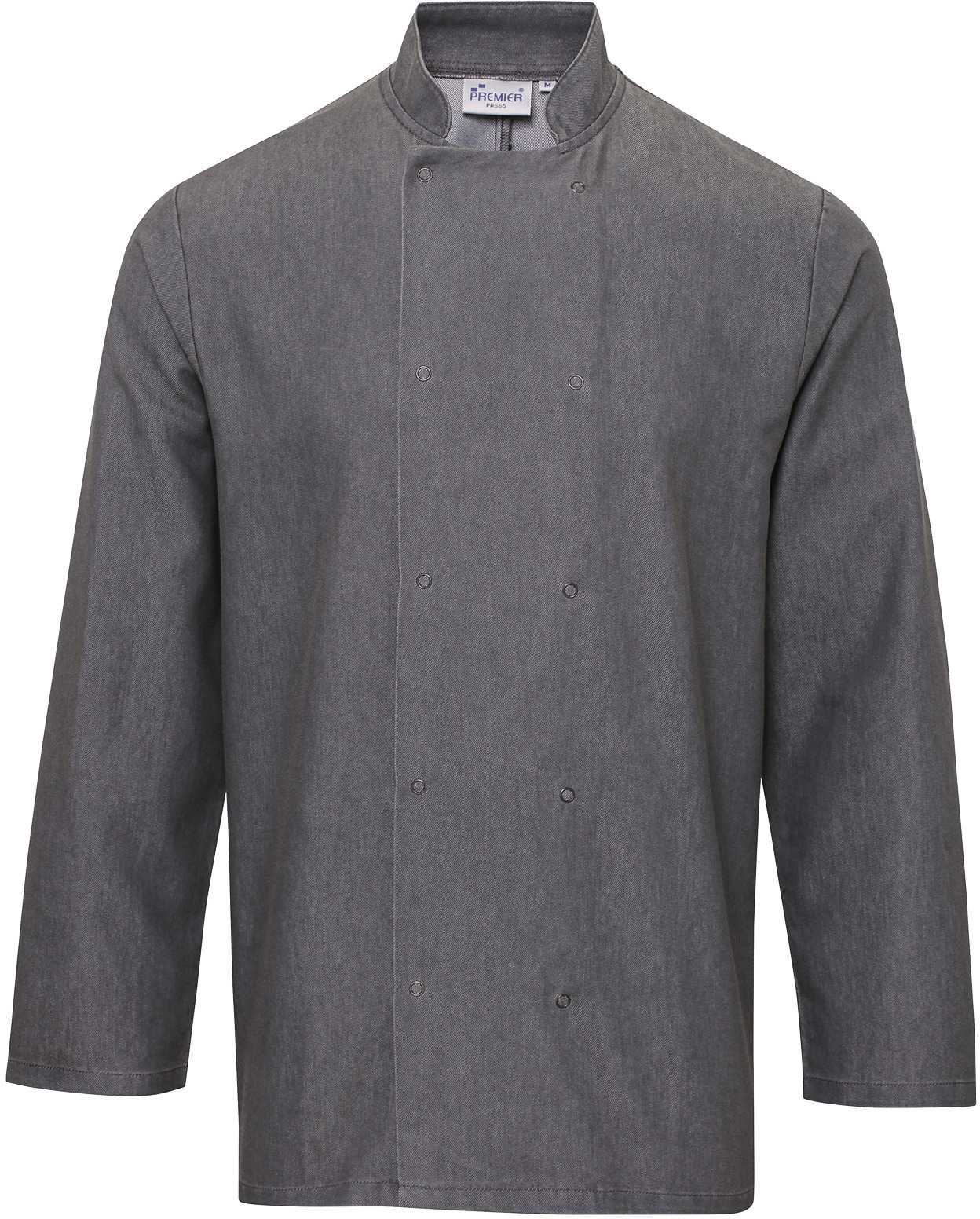 Chaqueta chef de cocina «Denim» Grey Denim