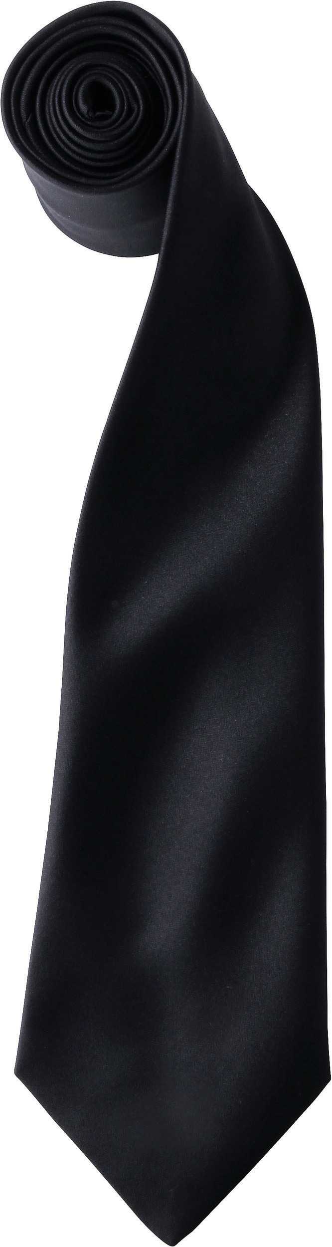 Corbata "Colours" de satén Black