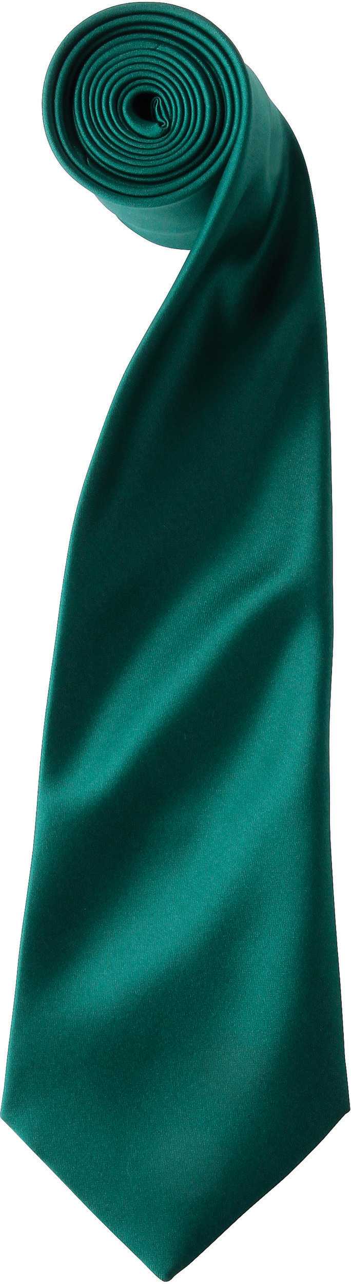 Corbata "Colours" de satén Bottle Green