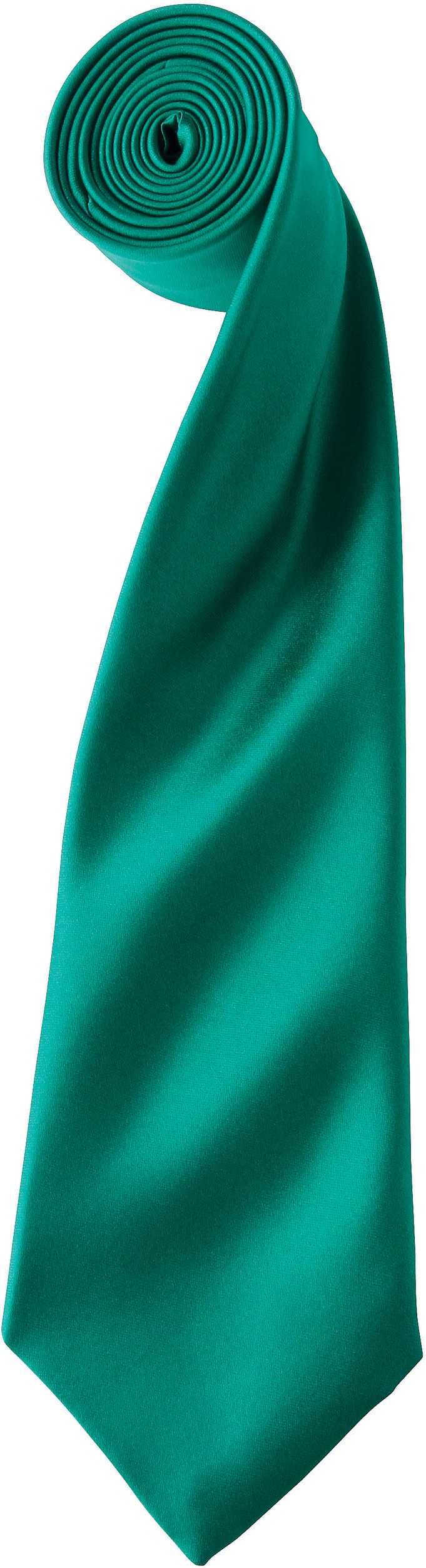 Corbata "Colours" de satén Emerald