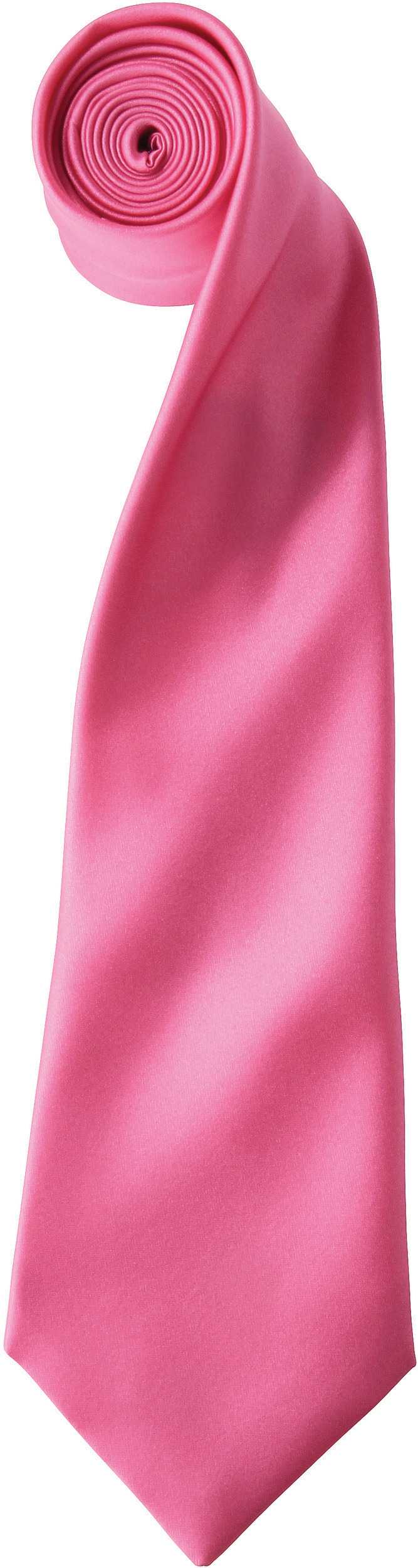 Corbata "Colours" de satén Fuchsia
