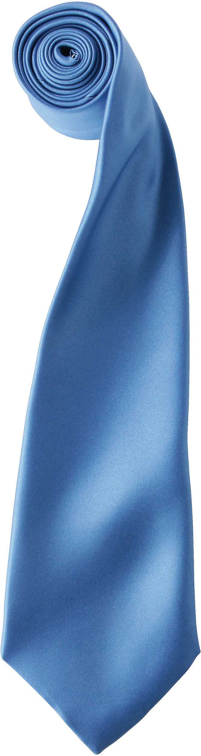 Corbata "Colours" de satén Mid Blue
