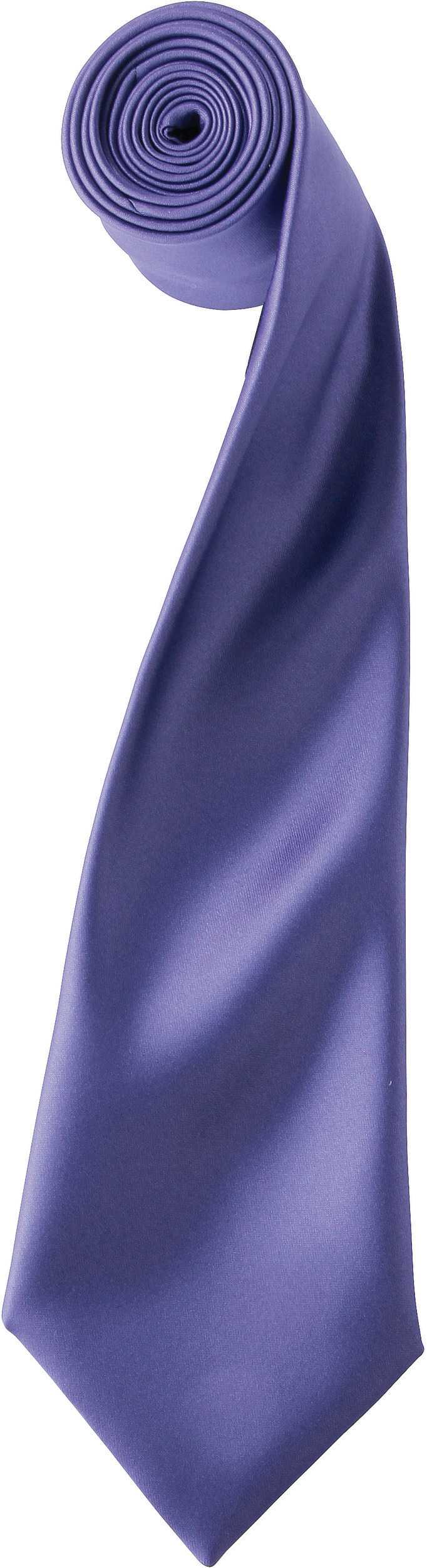 Corbata "Colours" de satén Purple
