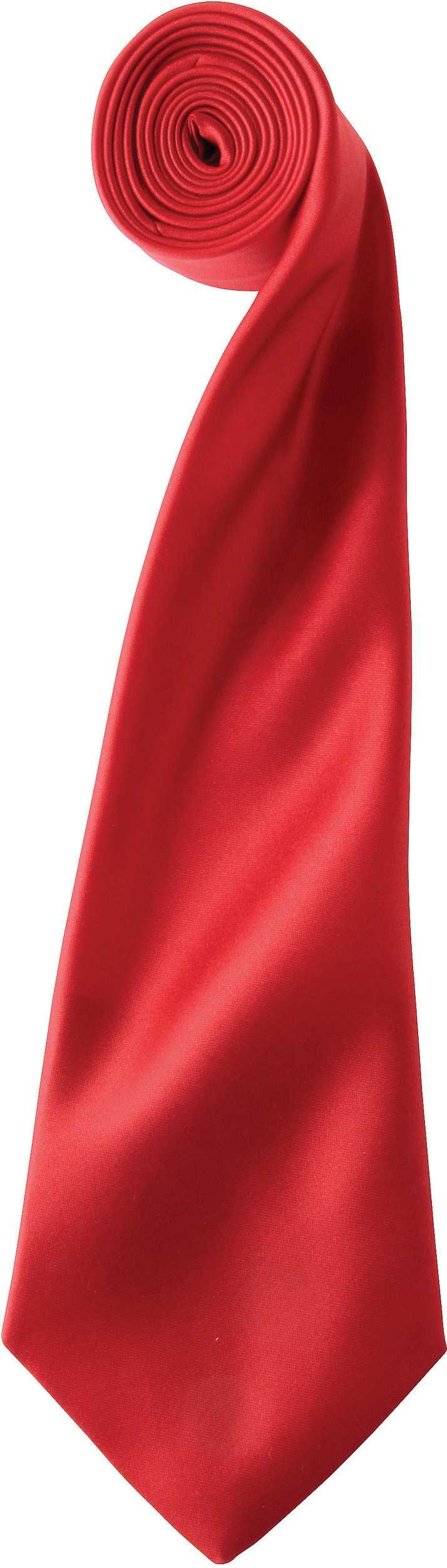 Corbata "Colours" de satén Red