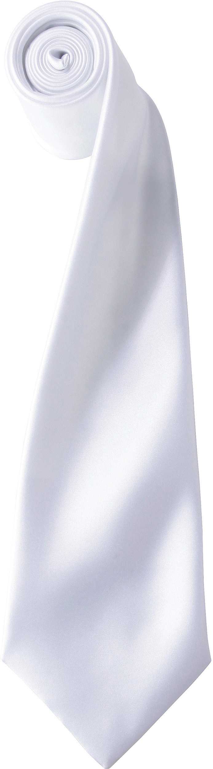 Corbata "Colours" de satén White