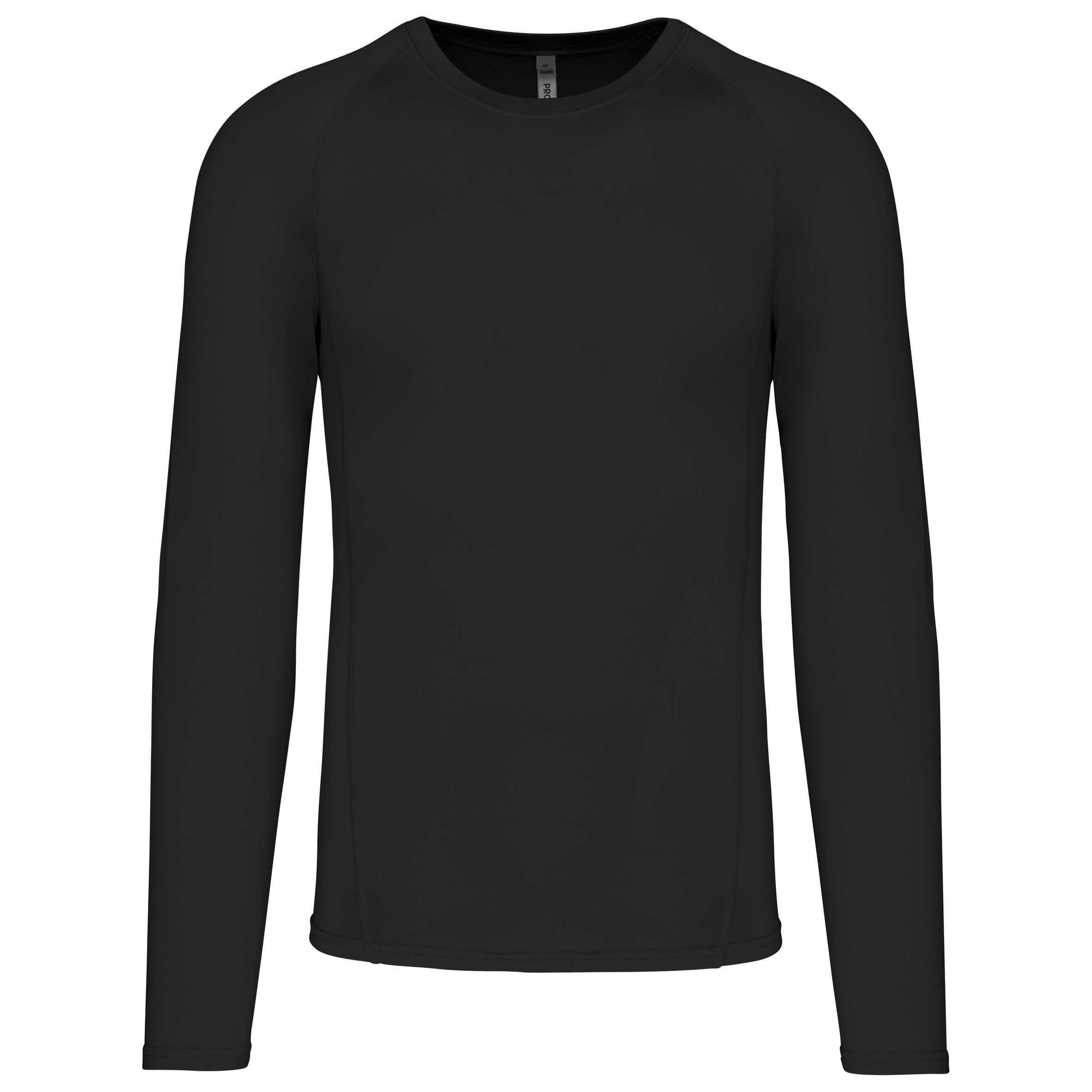Camiseta segundo piel manga larga Black