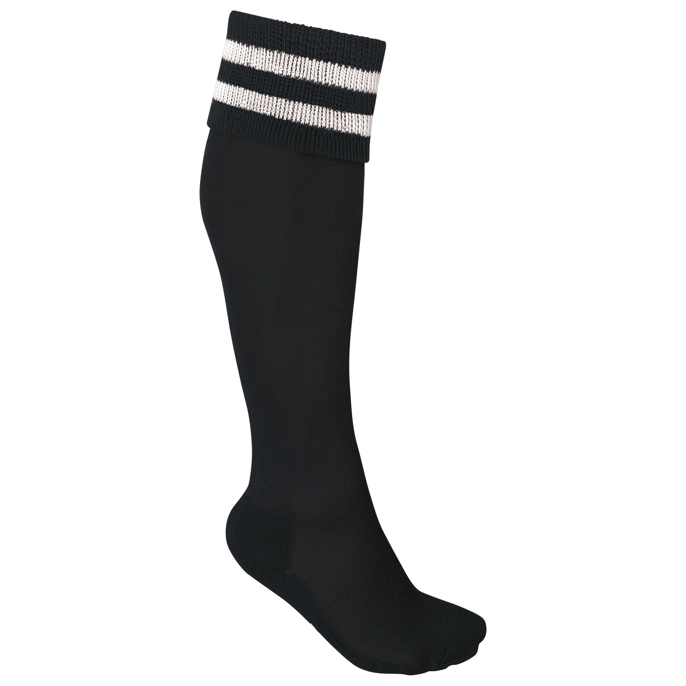 Calcetines deportivos a rayas Black / White