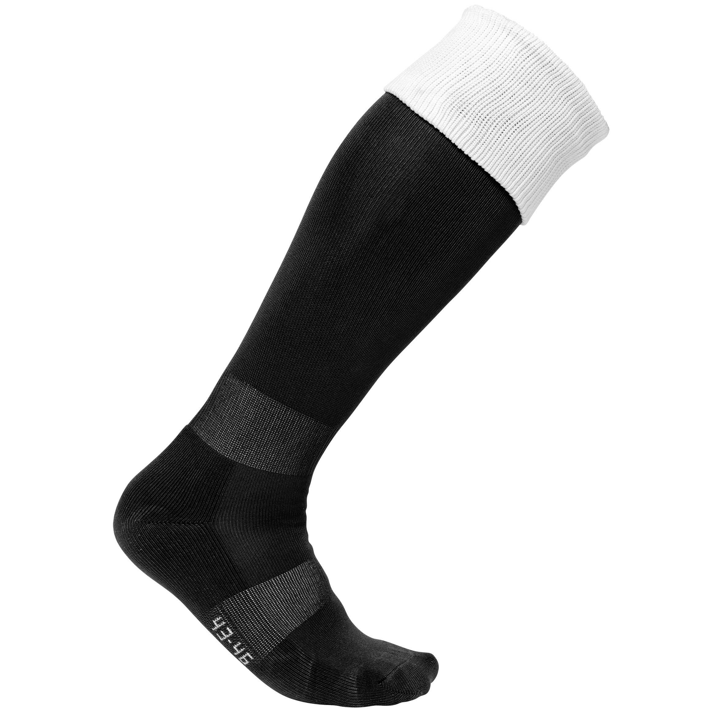 Calcetines deportivos bicolor Black / White