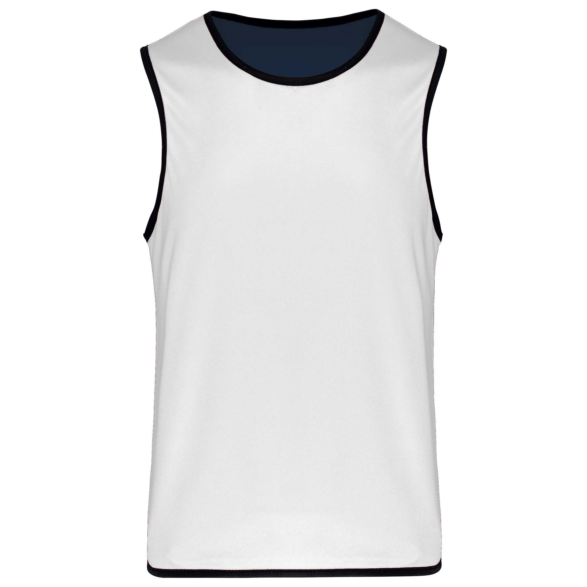 Peto de rugby reversible - Niños Sporty Navy / White