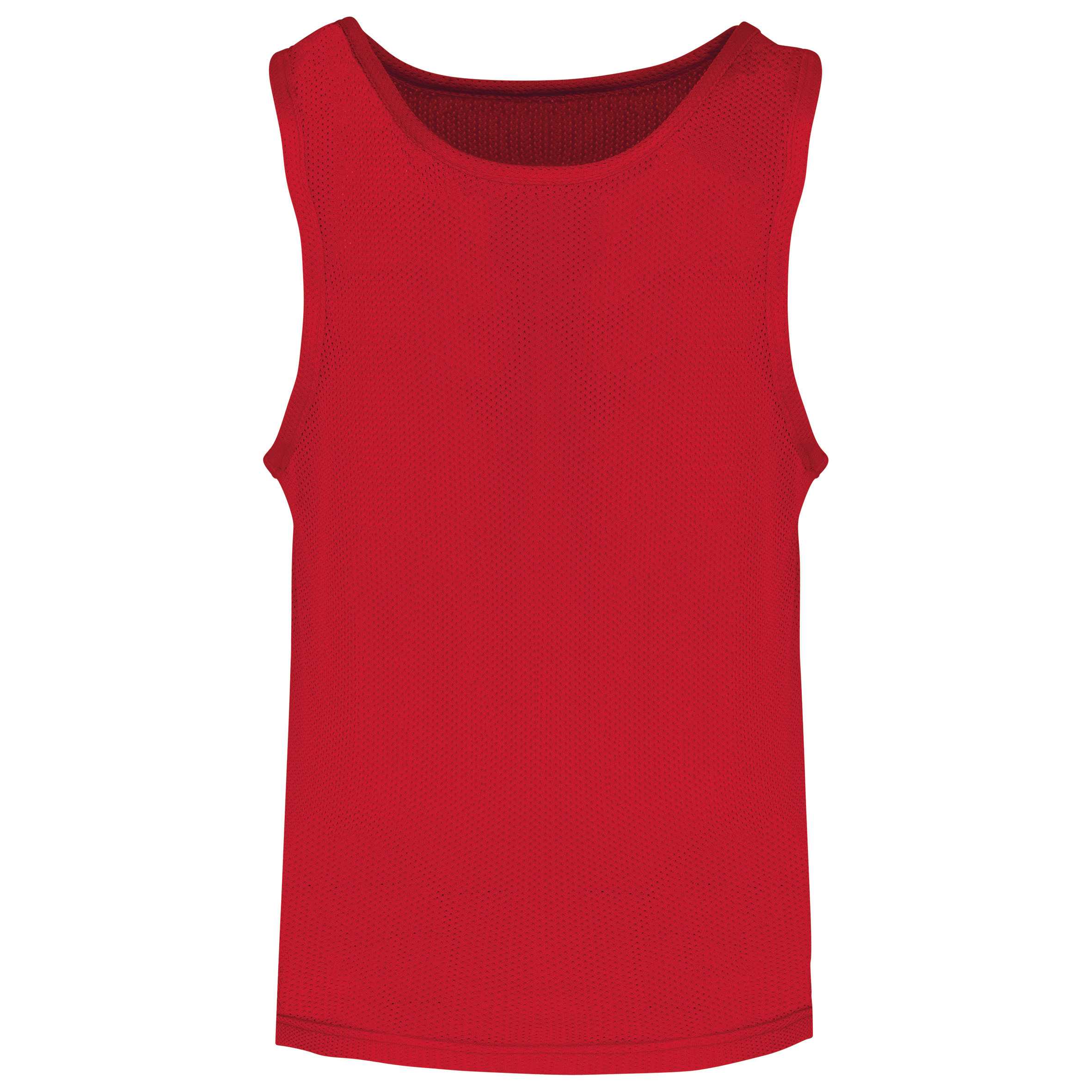 Peto ligero de rejilla multi-deportes para niños Sporty Red