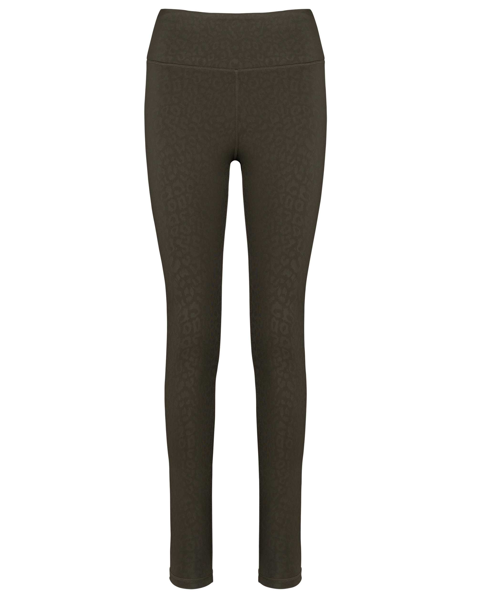 Leggings ecorresponsables mujer Dark Khaki Leopard