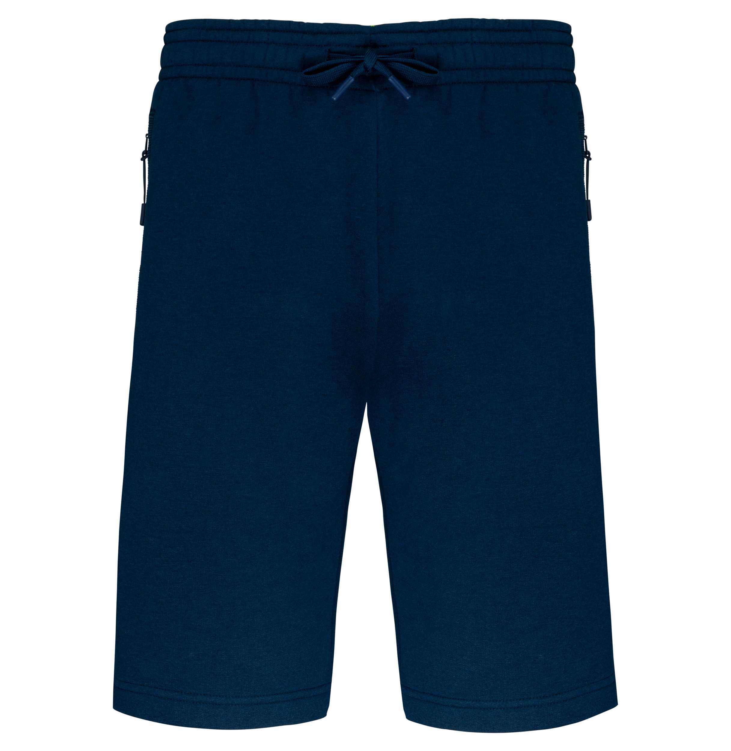 Bermuda de felpa multideportes para niños Sporty Navy