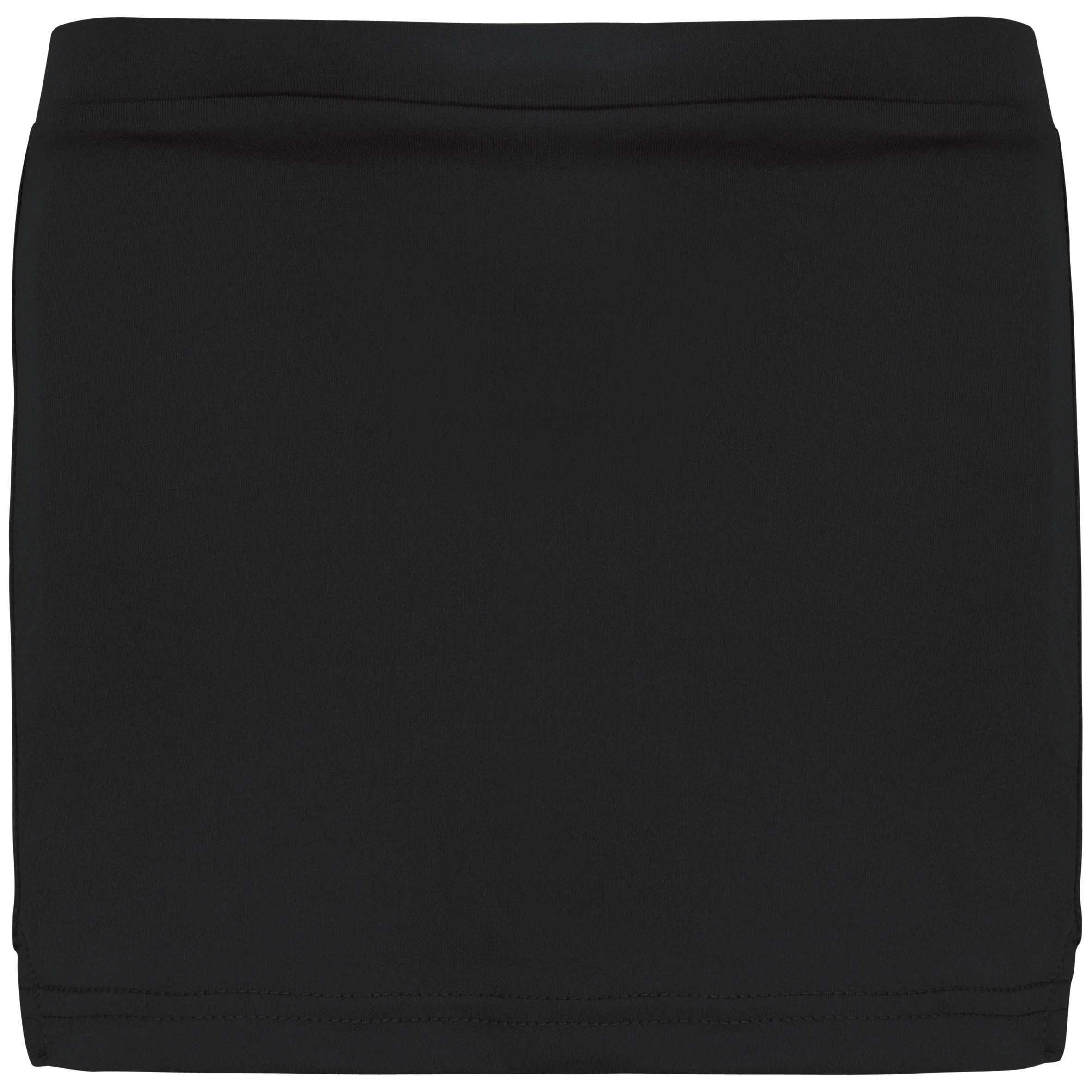 Falda de tenis niña Black