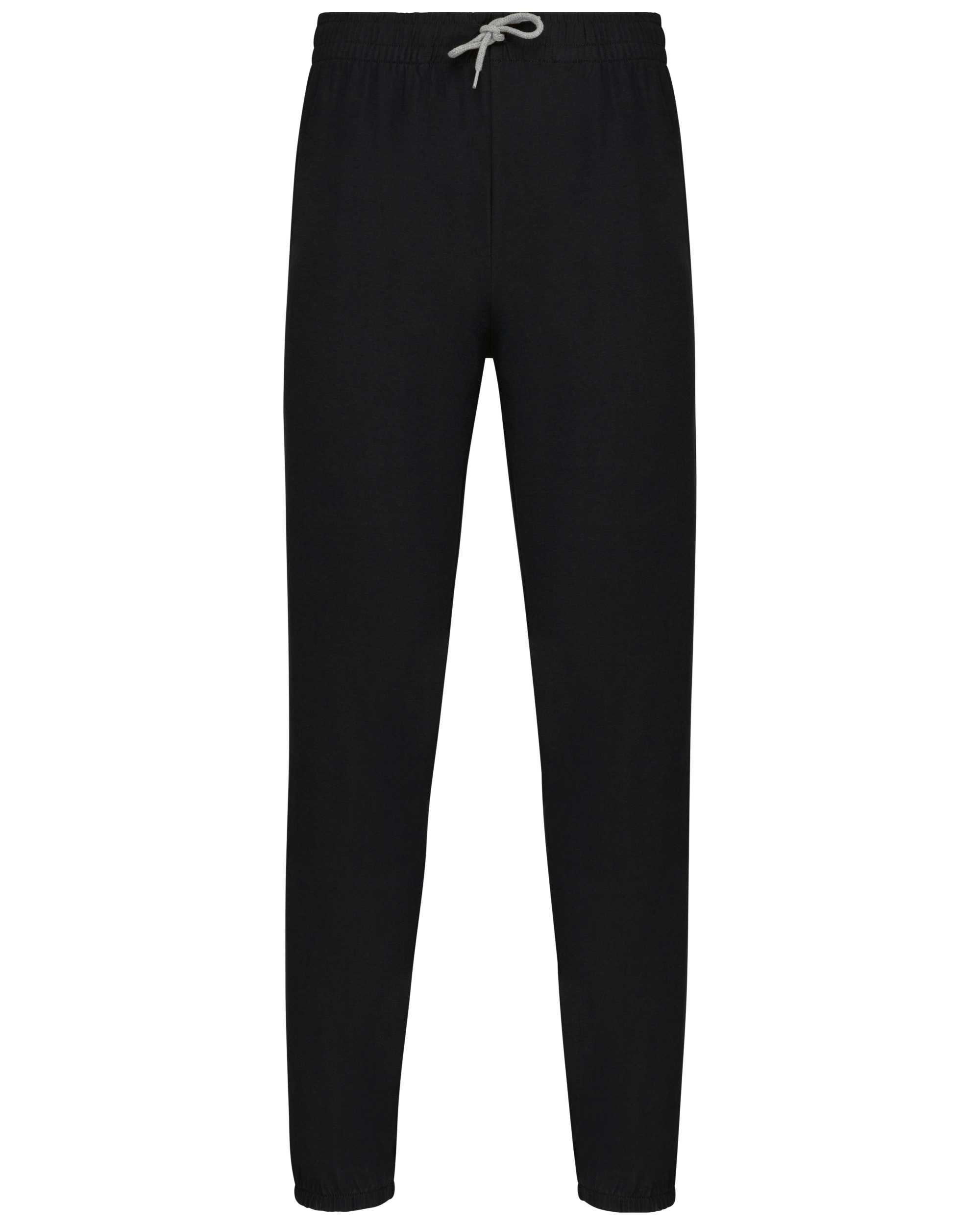 Pantalón de chándal  ligero de algodón unisex Black