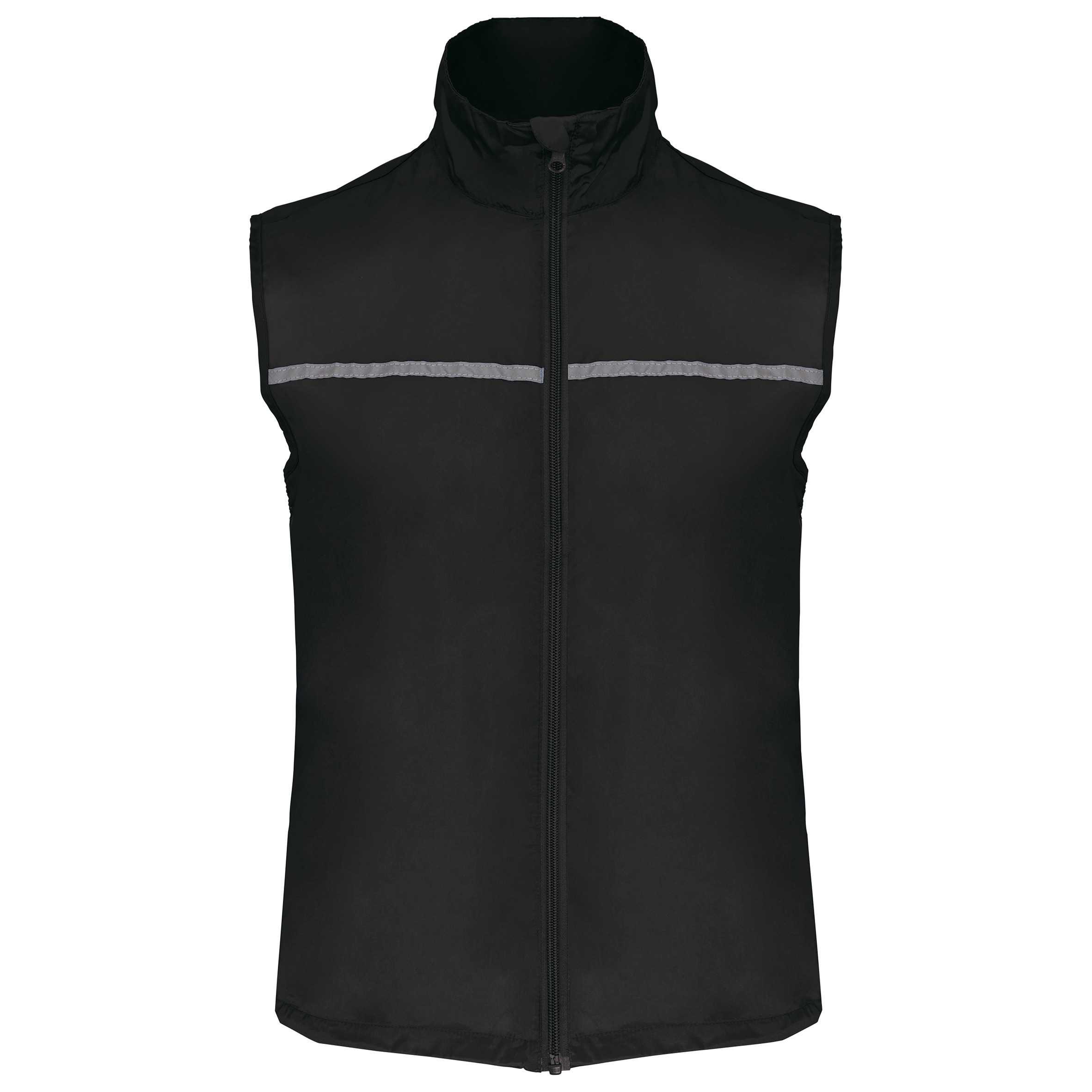 Runner - chaleco deportivo con espalda de rejilla unisex Black