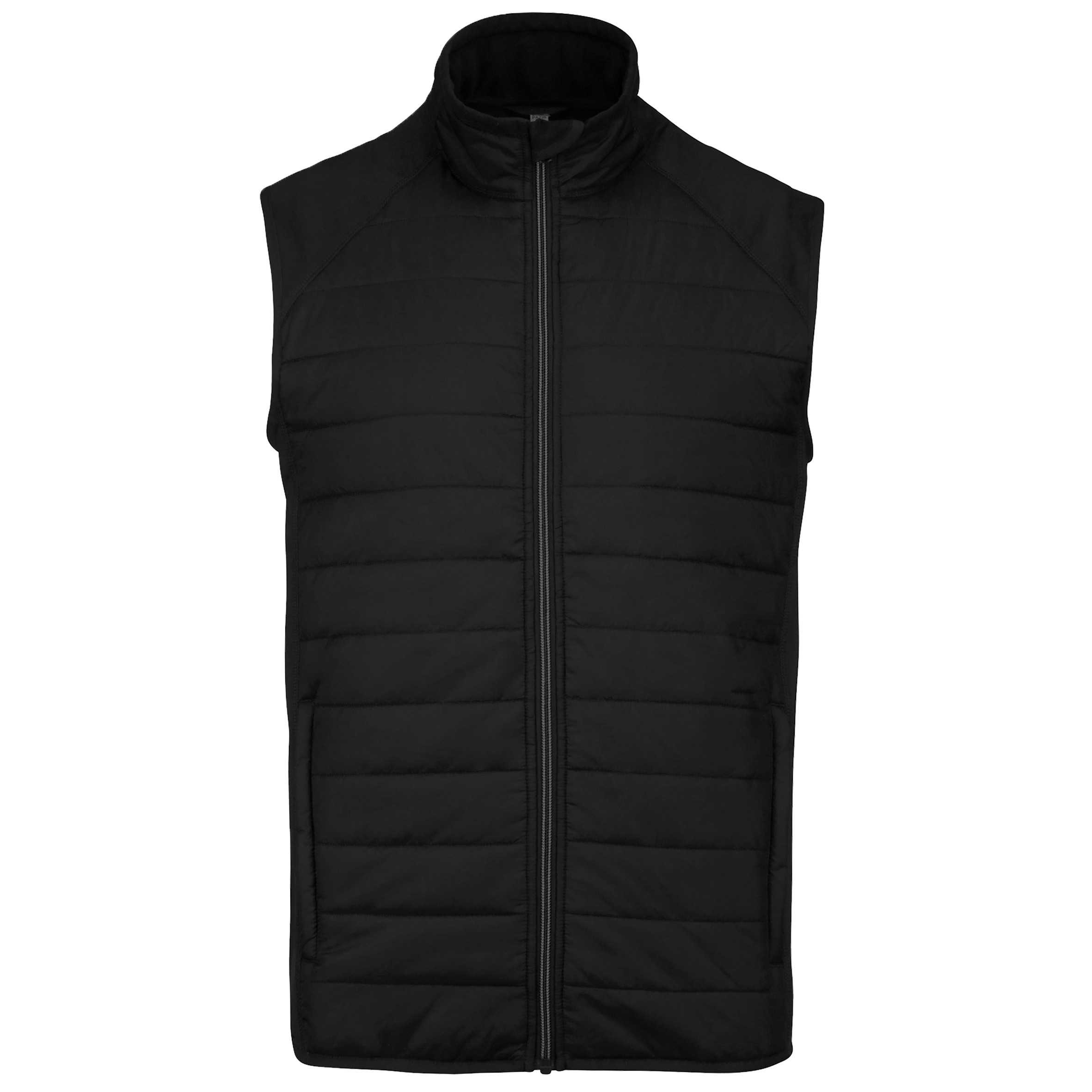 Chaleco deportivo bimaterial unisex Black