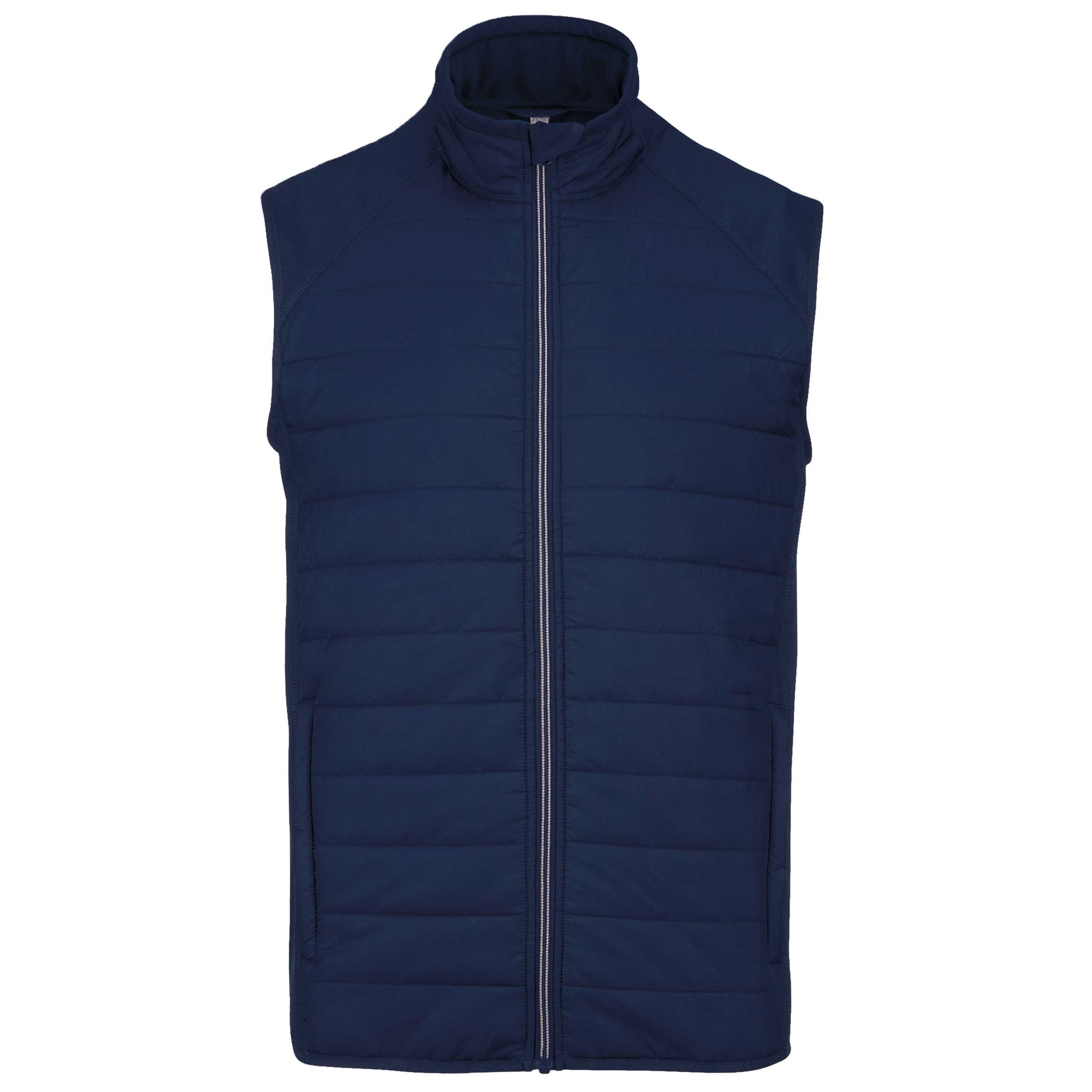 Chaleco deportivo bimaterial unisex Sporty Navy