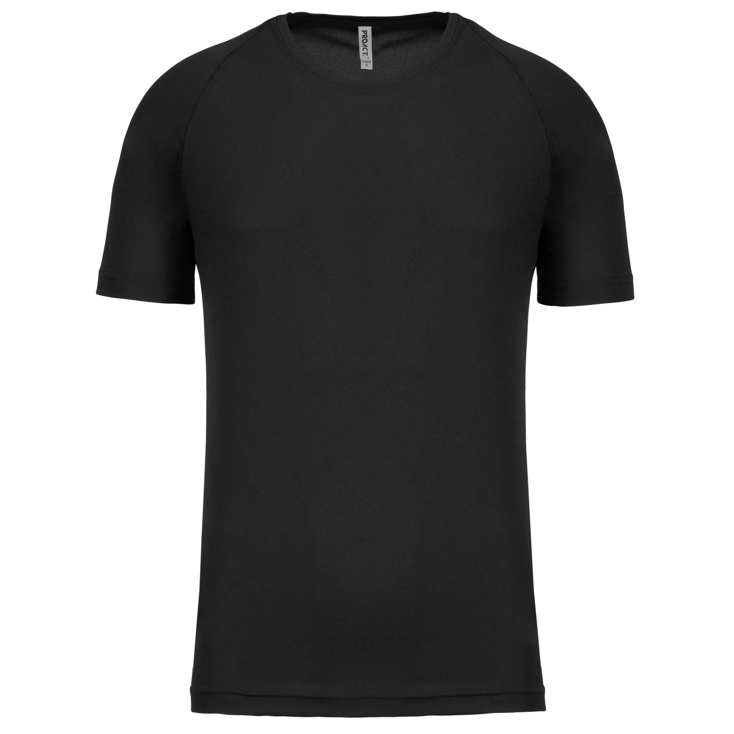 Camiseta de deporte hombre Black